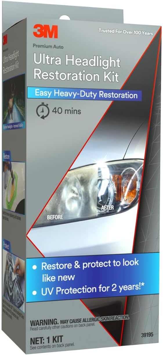 Secondary Images for 3M Ultra Headlight Restoration Kit