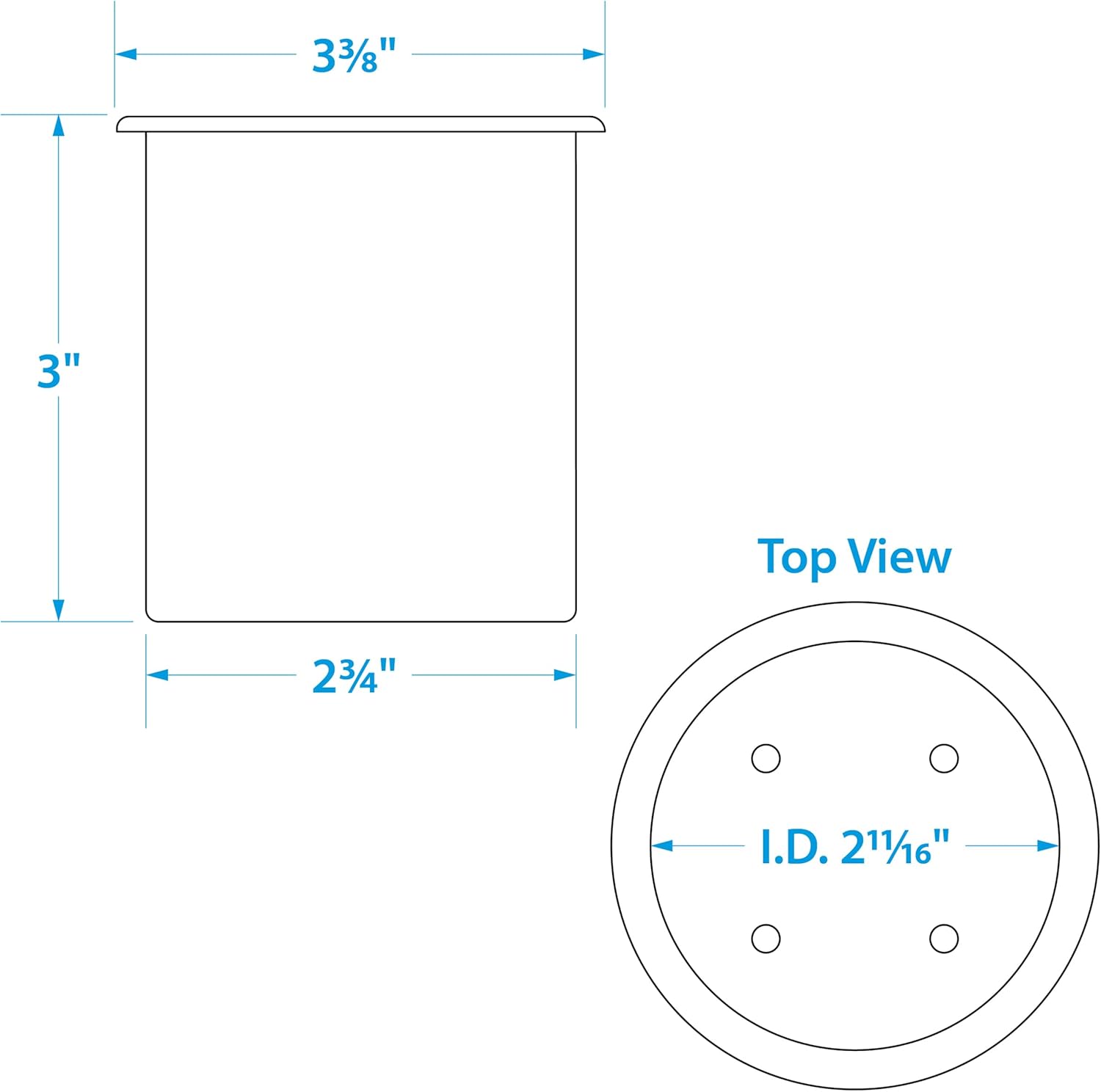 Provides precise measurements of the product to eliminate confusion about its size and shape.
