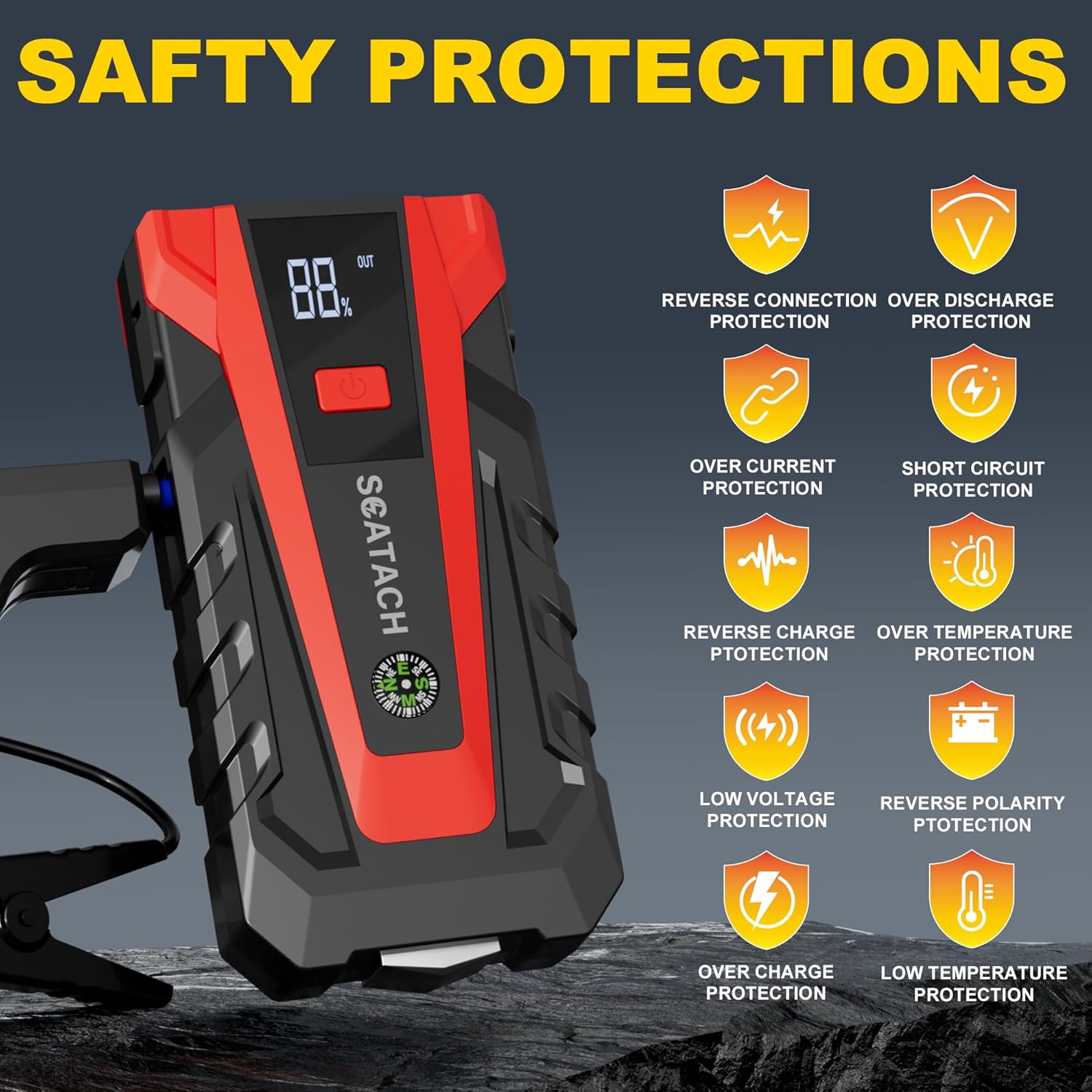 Secondary Images for Scatach 011 3000A Car Battery Jump Starter