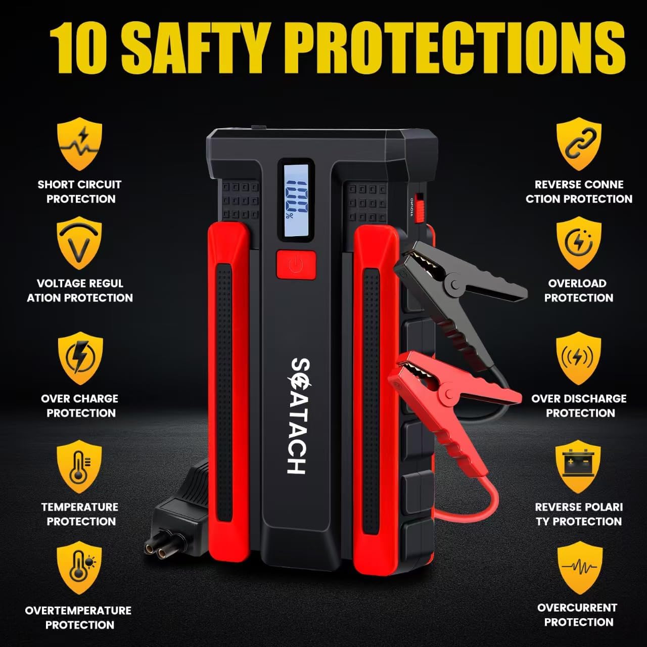 Secondary Images for Scatach 002 4000A Car Battery Jump Starter