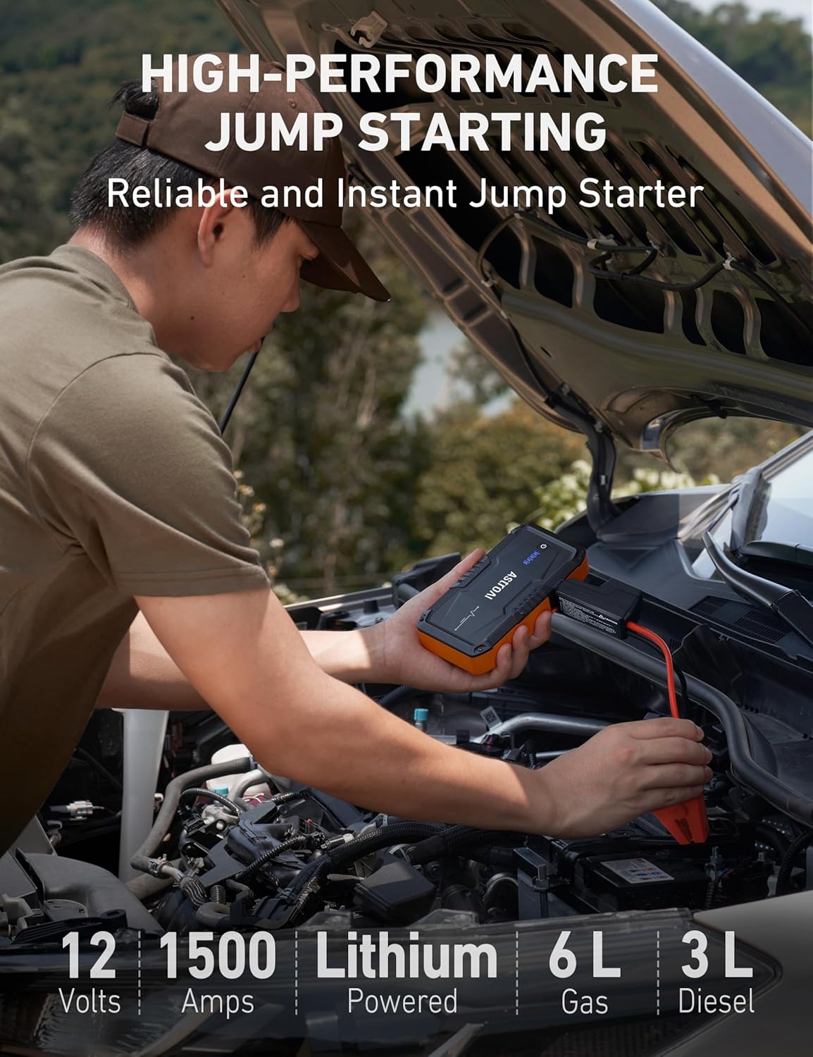 Secondary Images for AstroAI S8 Car Battery Jump Starter