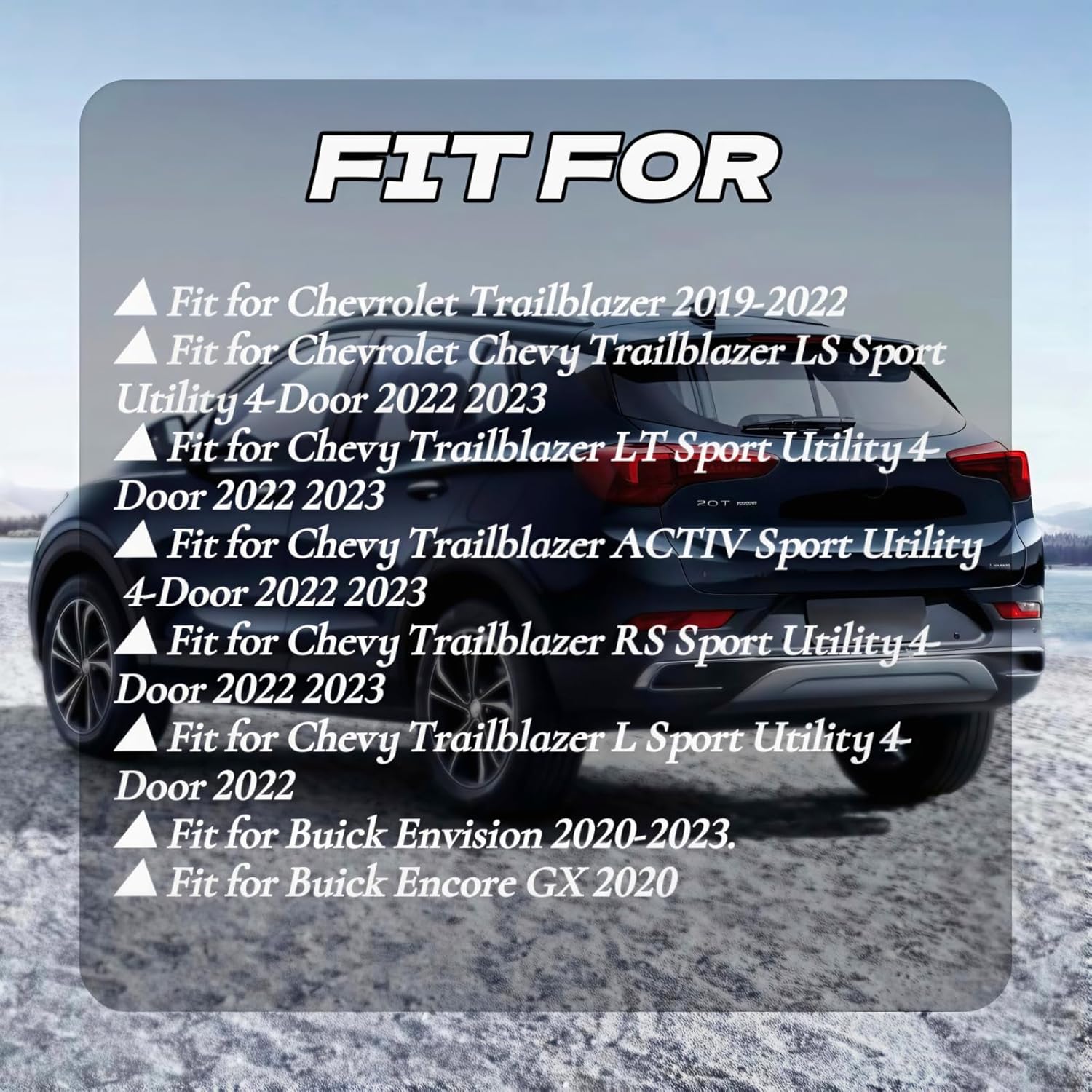 Informs customers about the specific vehicle models and years this product is compatible with, ensuring they purchase the correct item for their car.