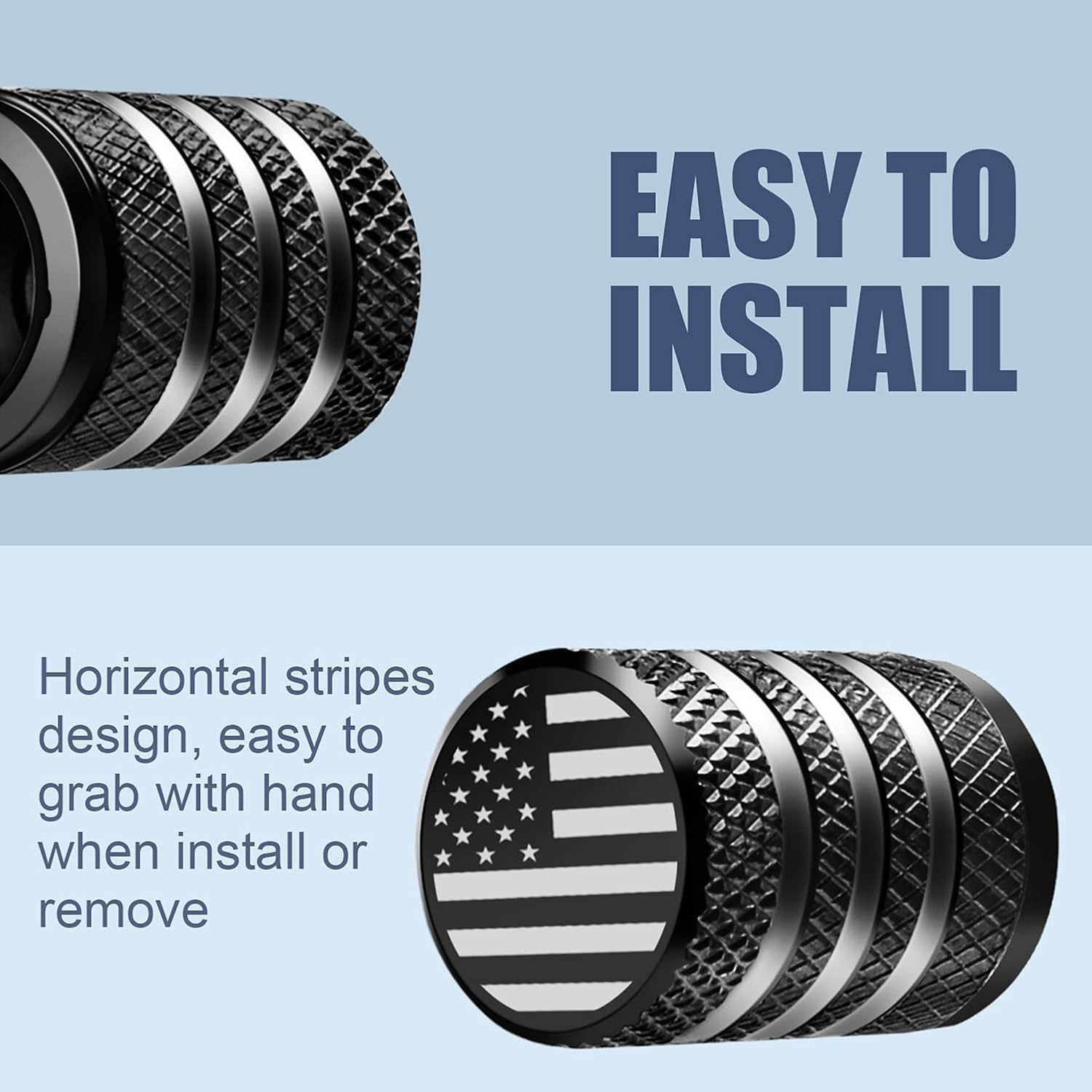 Highlights the product's easy installation feature to reassure customers about the simplicity of use.