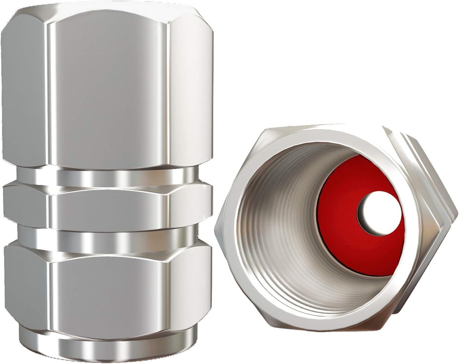Highlights the internal structure and sealing mechanism of the product, likely a valve or connector, to demonstrate its quality construction and functionality.