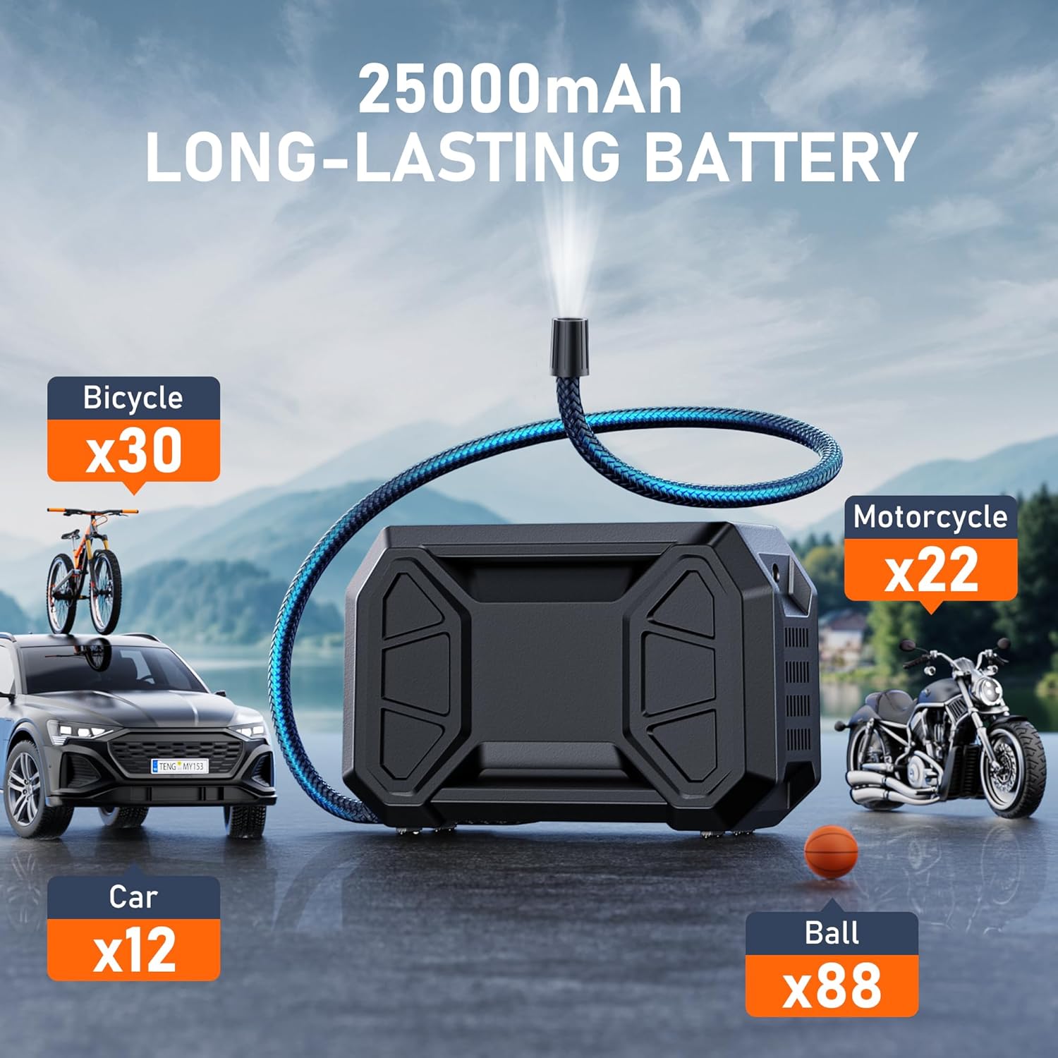 Secondary Images for Tire Inflator Portable Air Compressor