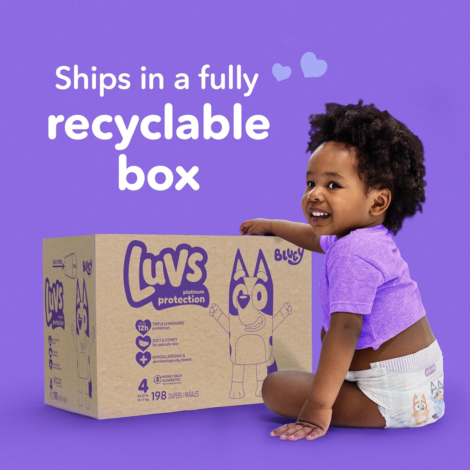 Highlights the eco-friendly aspect of the product's packaging to appeal to environmentally conscious consumers.
