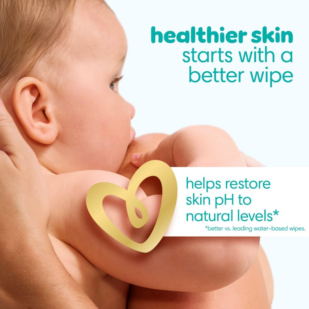 Emphasizes how the product helps restore skin pH to natural levels, promoting healthier skin for babies.