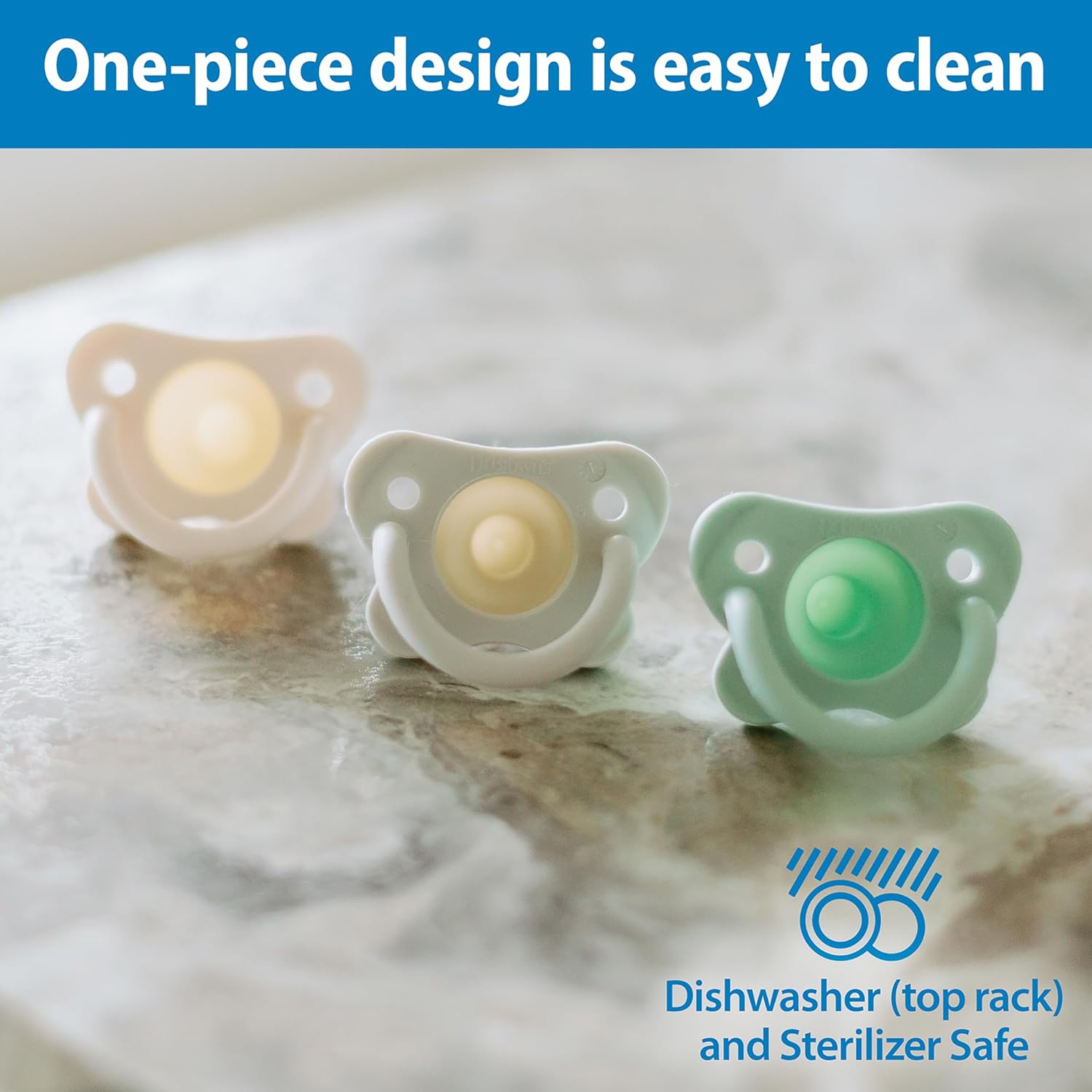 Secondary Images for Dr. Brown's HappyPaci 100% Silicone Pacifier 0-6m