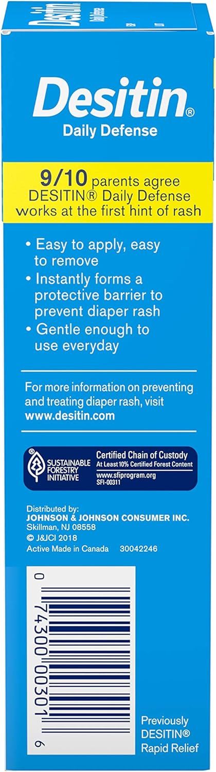 Highlights multiple benefits of the product to prevent diaper rash, emphasizing ease of use and effectiveness. Builds trust by showcasing high parent satisfaction and effectiveness of the product.