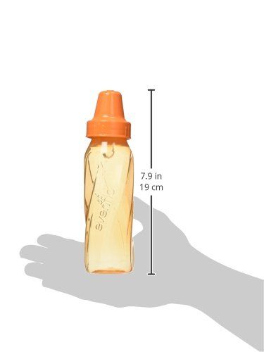 Provides the exact height measurement of the baby bottle to help customers understand its size.
