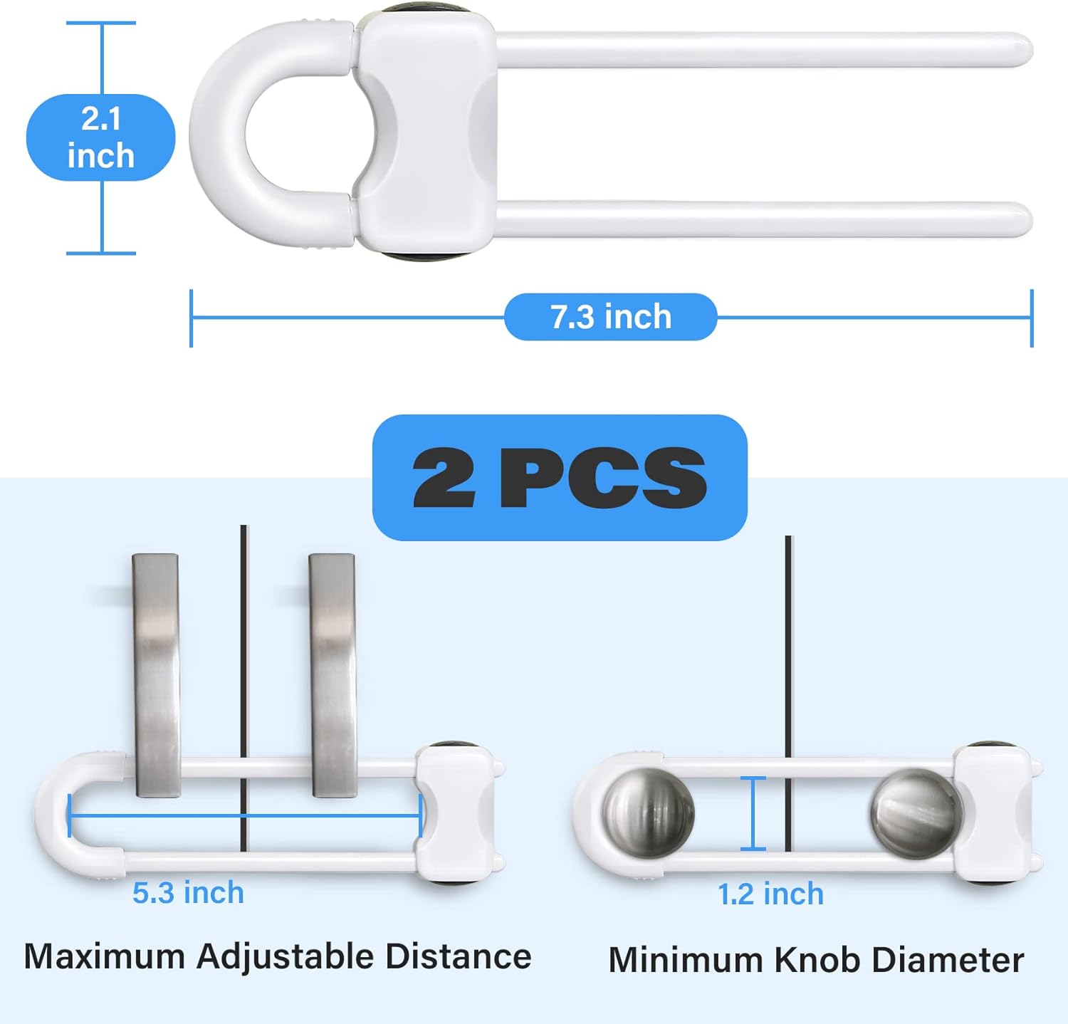 Provides exact measurements of the product to help customers understand its size and fit.