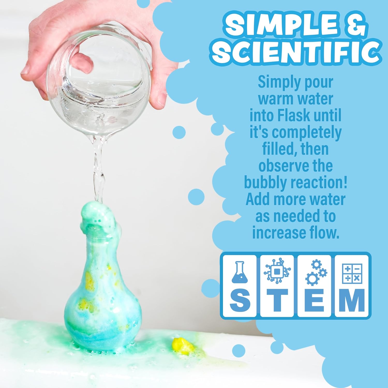 Provides step-by-step instructions for conducting a simple science experiment, encouraging hands-on learning and STEM education.
