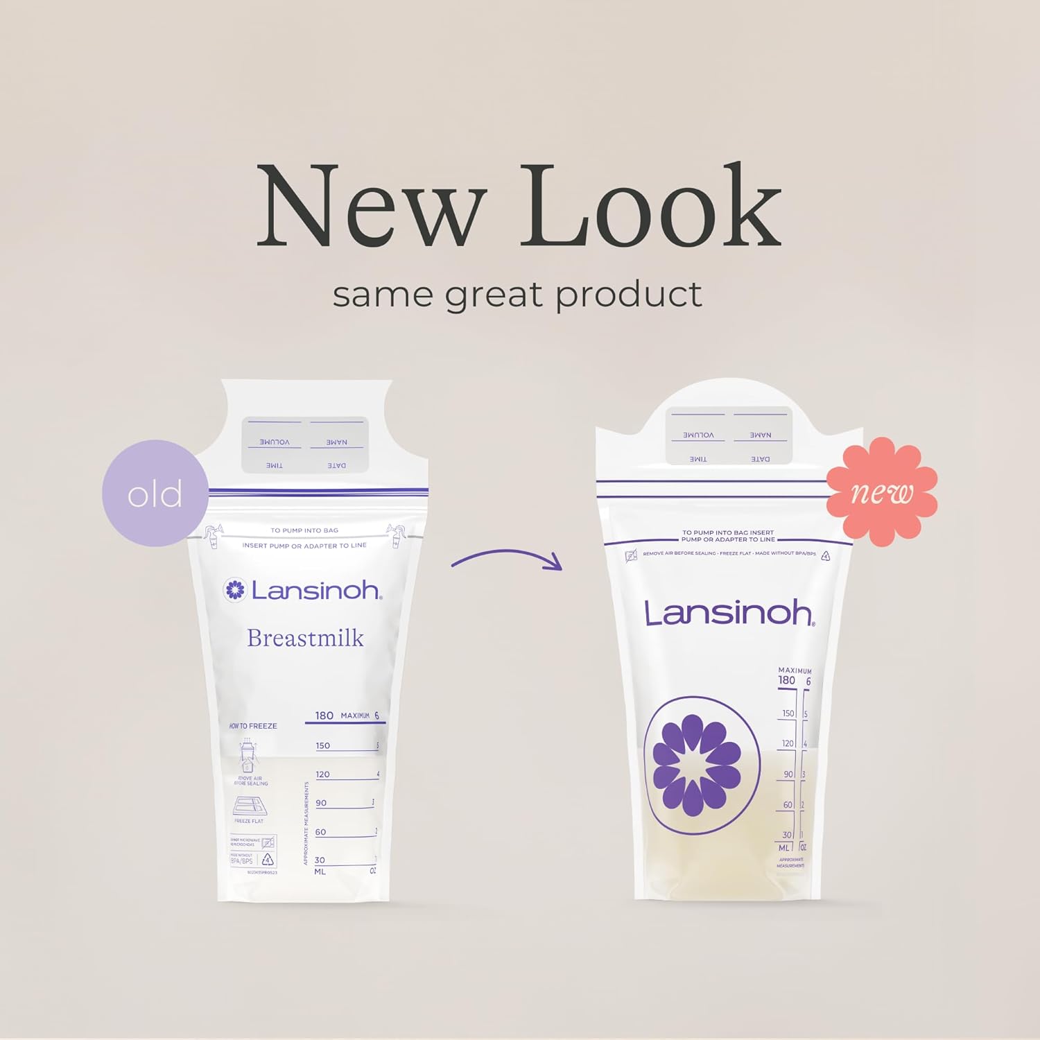 Informs customers about the new packaging design while reassuring them that the product itself remains unchanged.