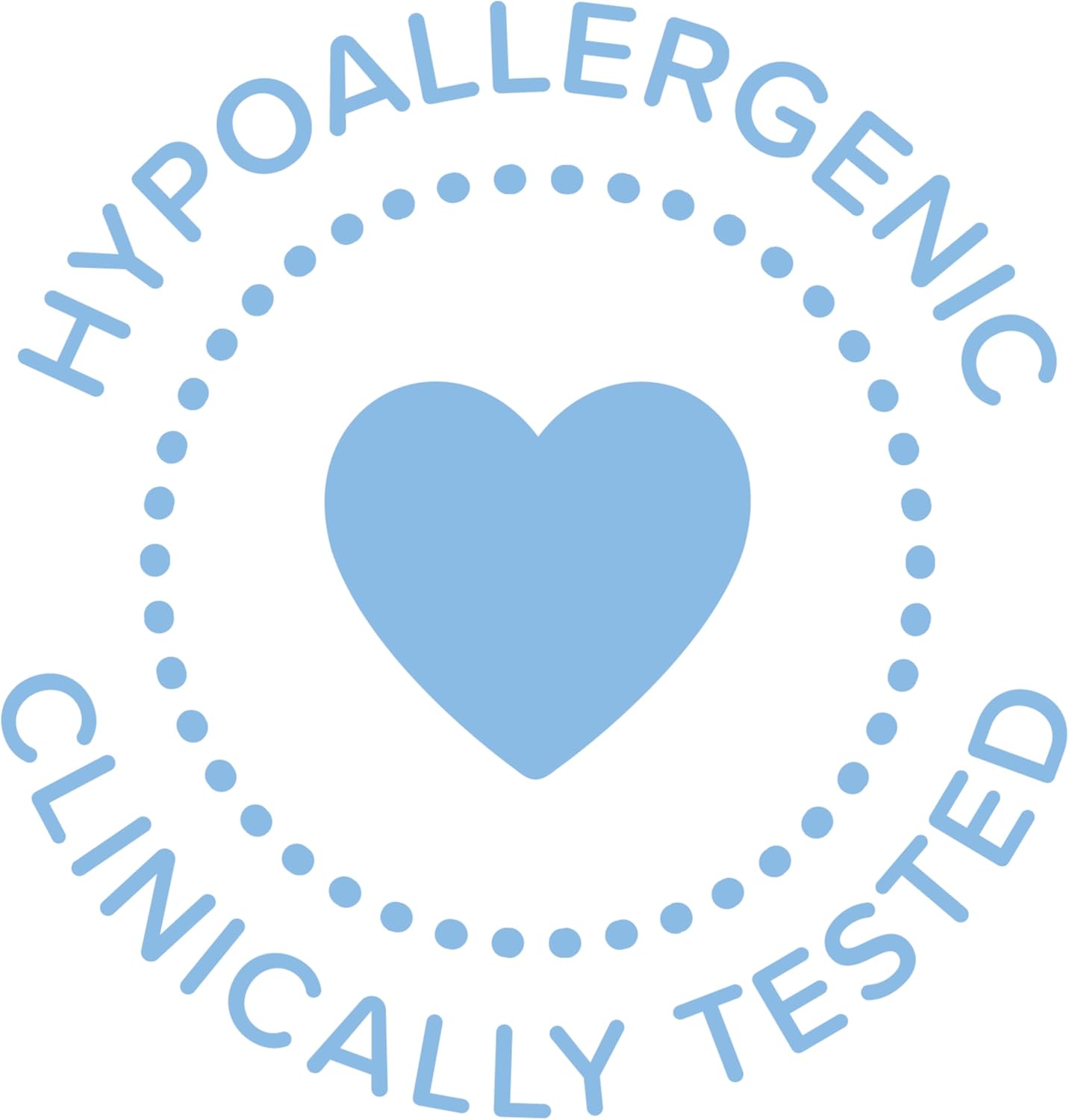 Reassures customers that the product has been clinically tested and is safe for those with allergies or sensitive skin.
