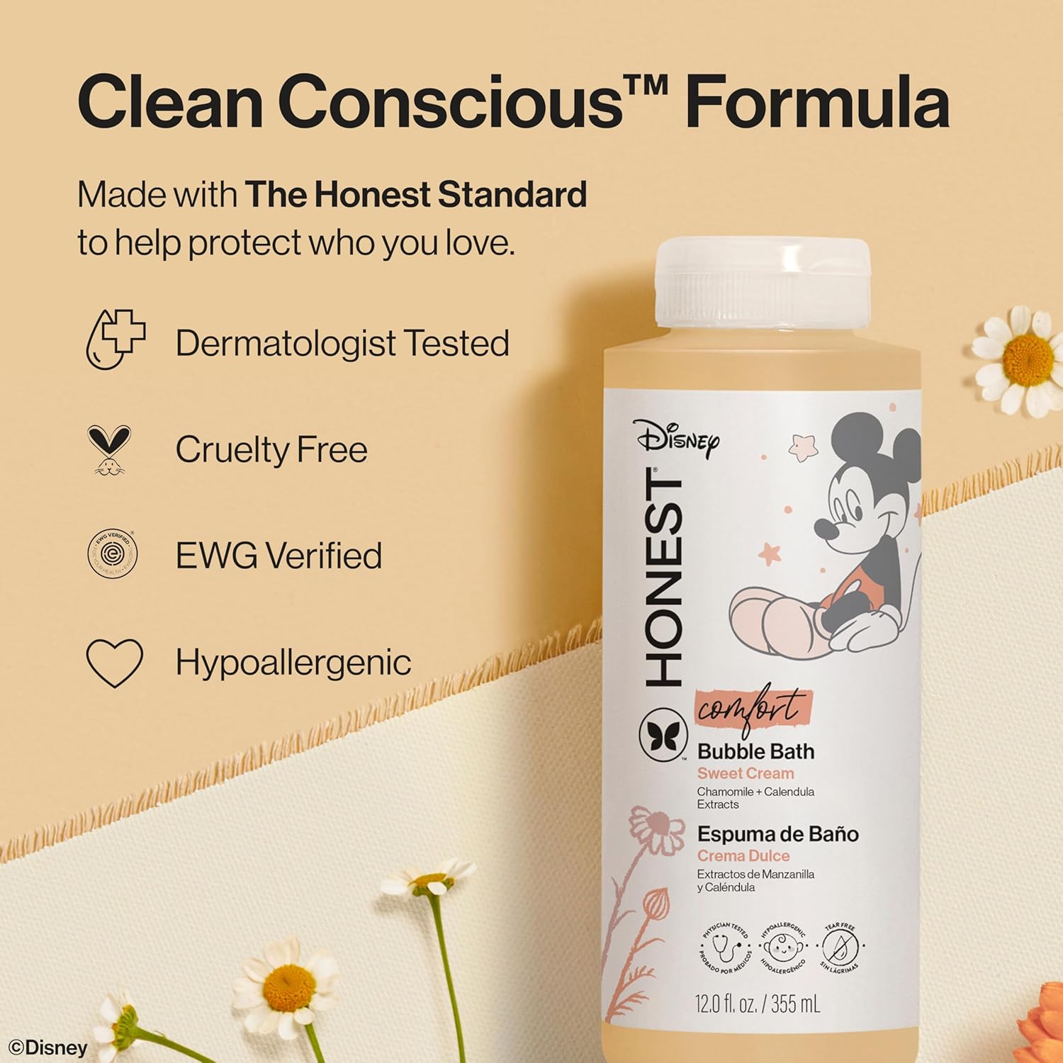 Highlights multiple safety and quality features of the product to reassure parents about its suitability for children. Emphasizes the product's safety certifications and gentle formula to build…