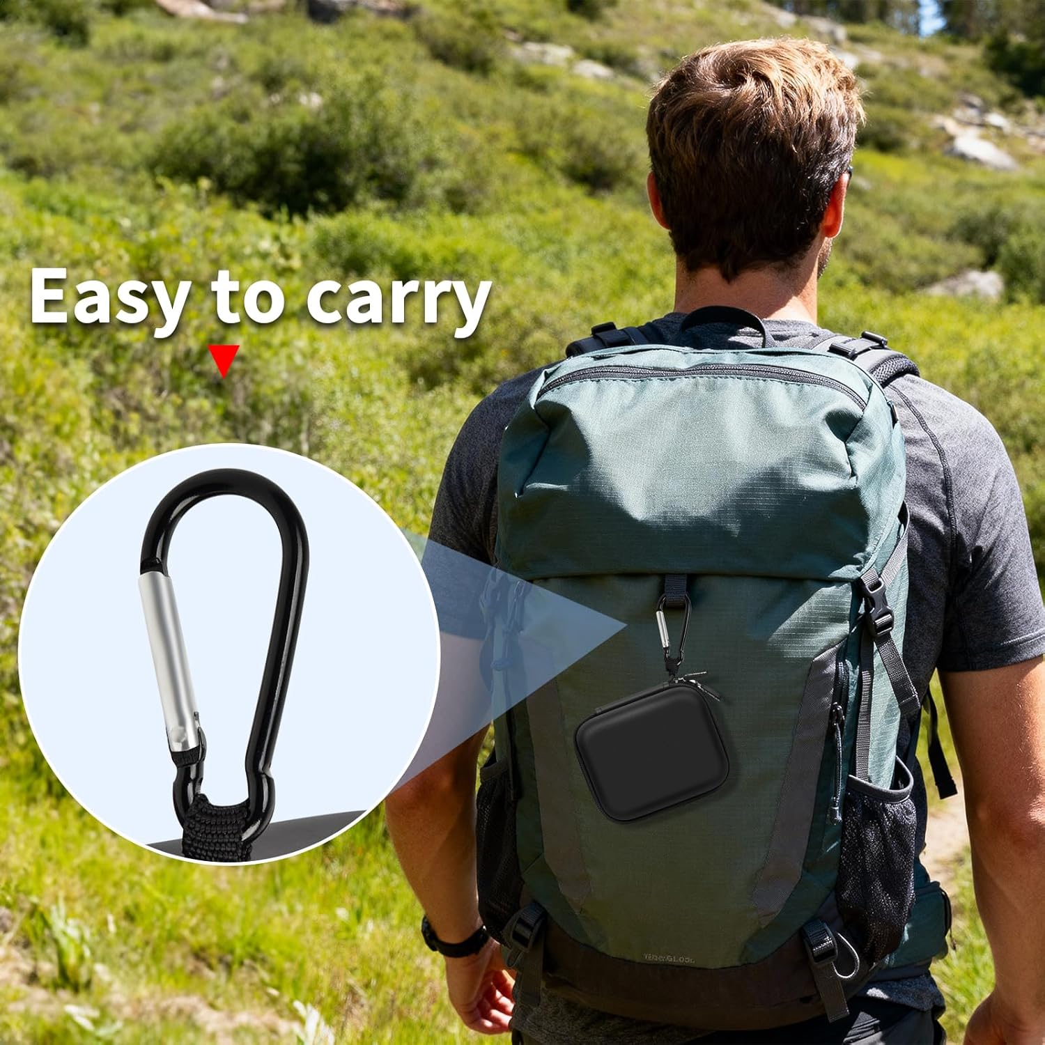 Highlights the product's ease of carrying, emphasizing its convenience for outdoor activities and travel.