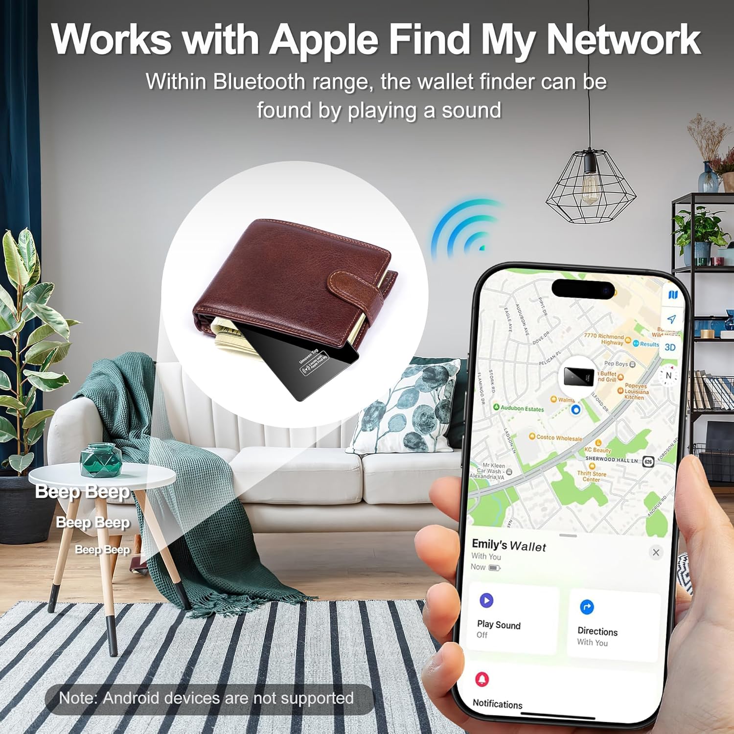Secondary Images for Tracker Card for Apple Find My(iOS Only)