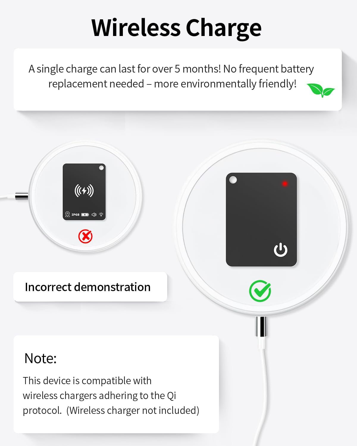 Secondary Images for Key Finder Wallet Tracker Works with Apple Find My