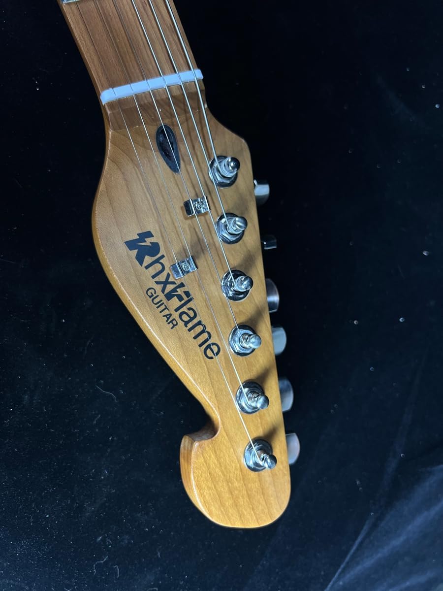 Showcases the Knxhane guitar brand name to build brand recognition and association with quality instruments.