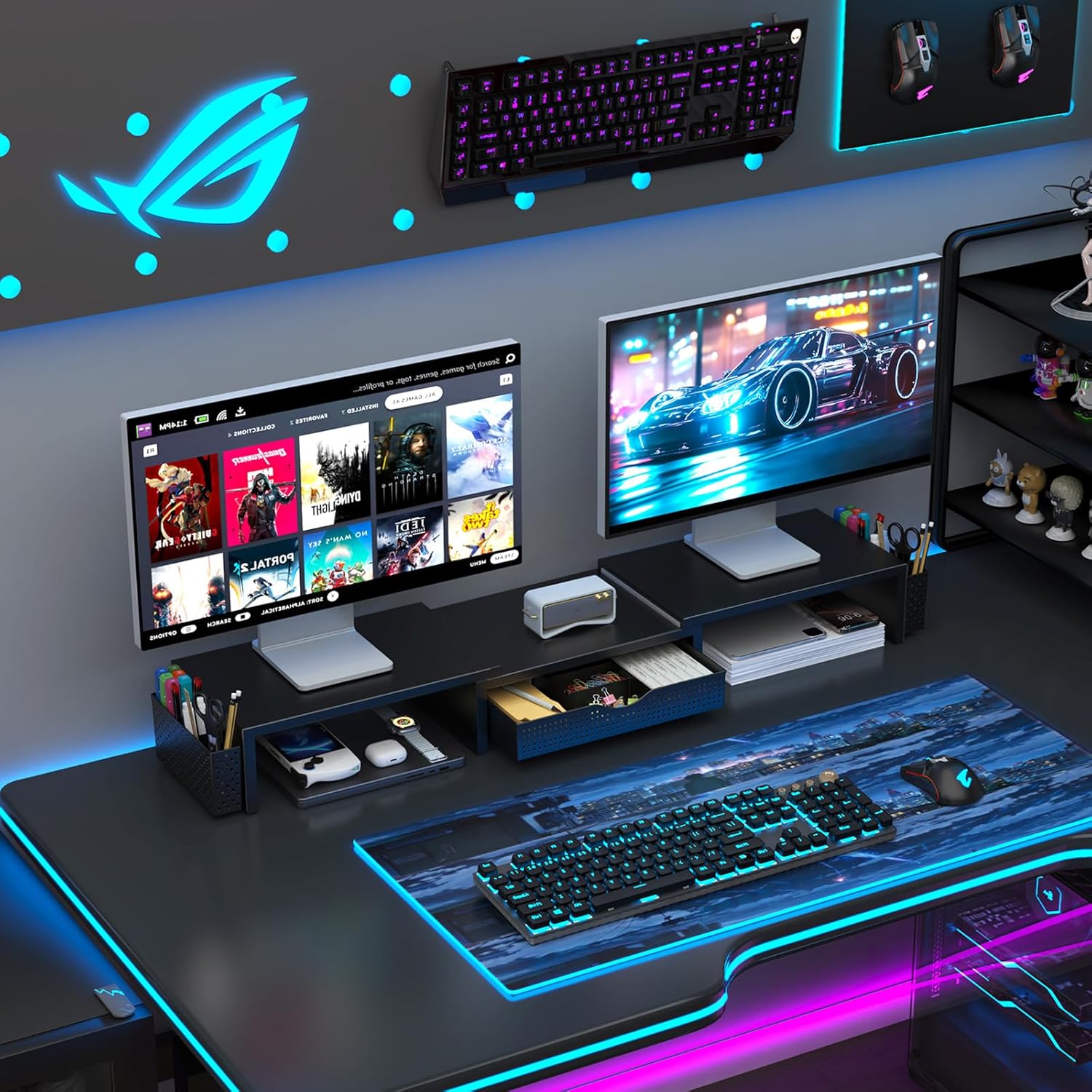 Secondary Images for gianotter Dual Monitor Stand Riser