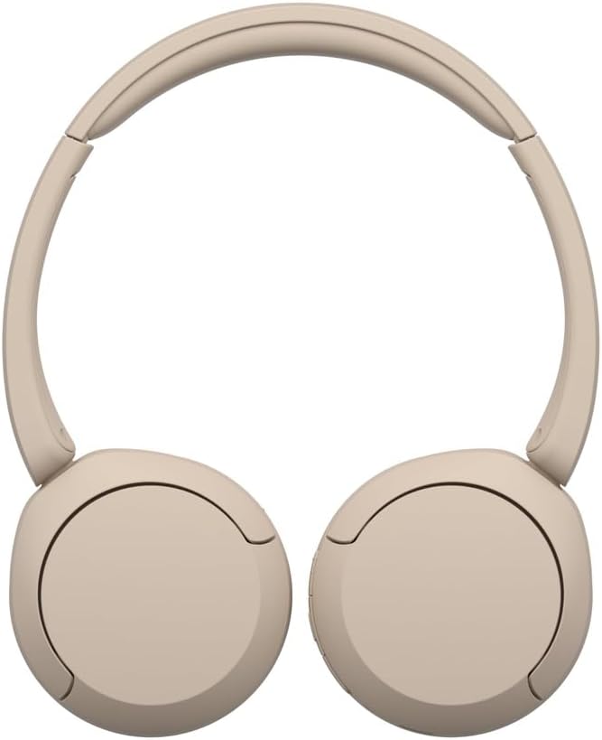 Shows the headphones in a clean, neutral setting to highlight their sleek design and color.