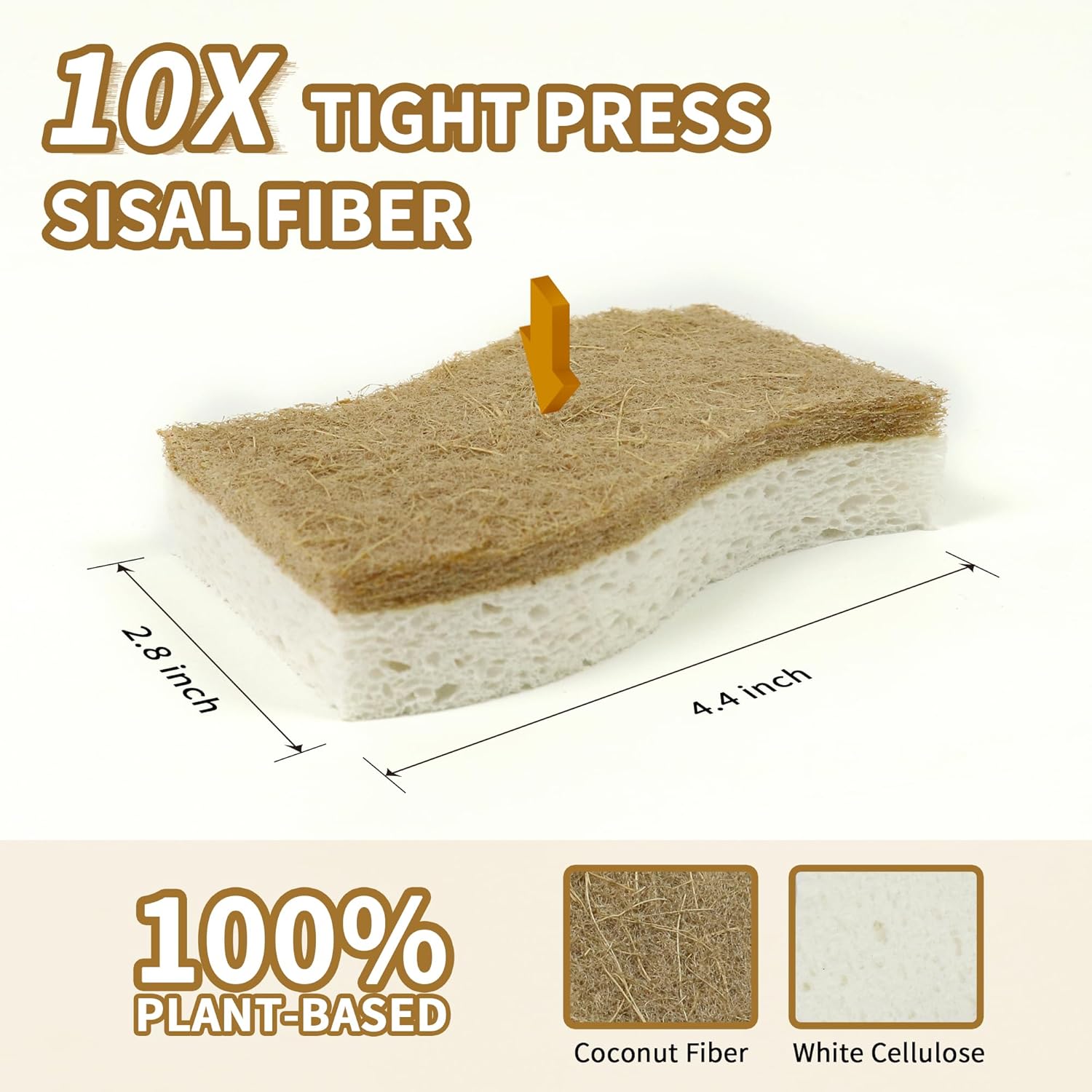 Highlights the product's tight press construction and eco-friendly materials to appeal to environmentally conscious consumers. Provides exact measurements of the product to help customers understand…