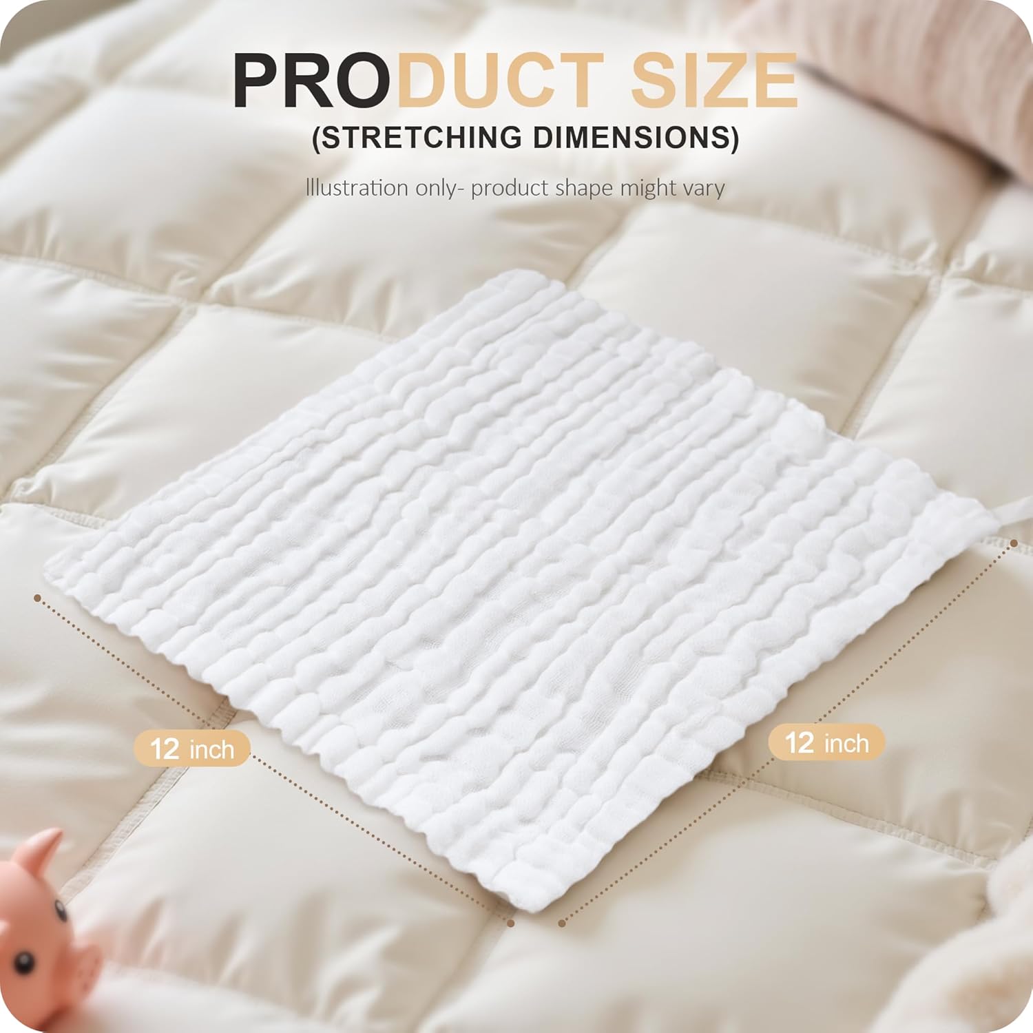 Provides the exact dimensions of the product to help customers understand its size and fit.
