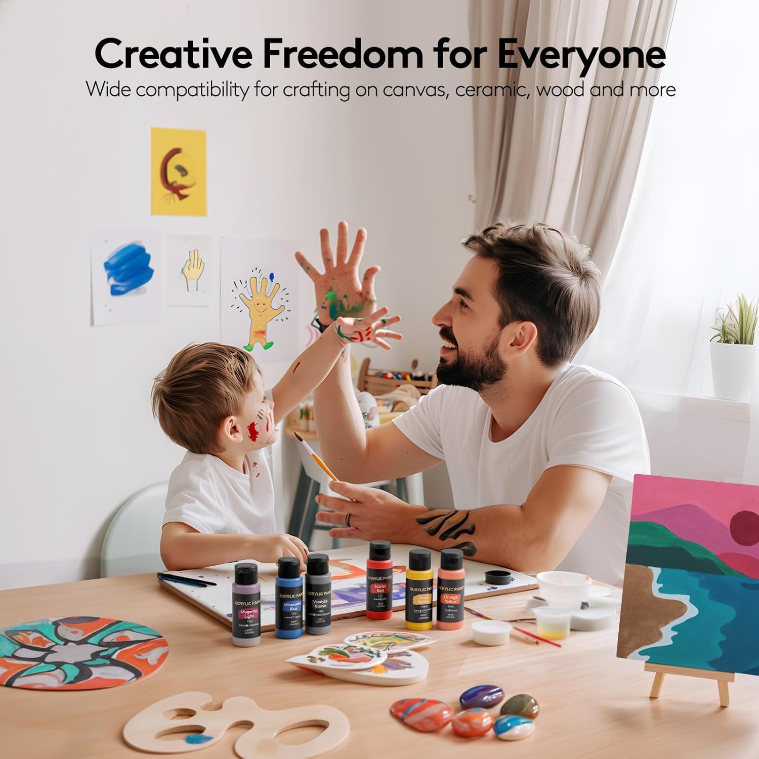 Secondary Images for Acrylic Paint Set