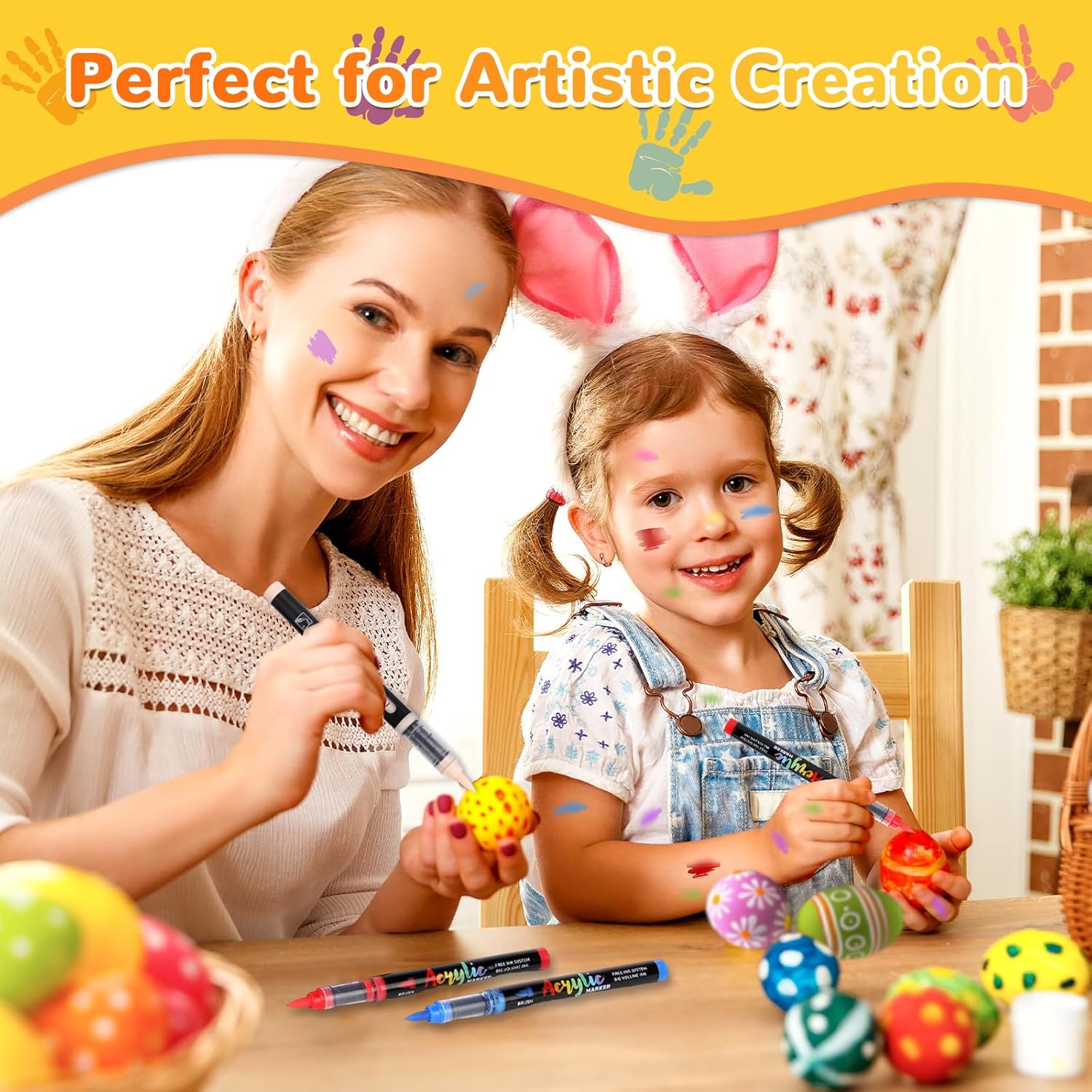 Demonstrates how the product can be used for creative activities and family time, appealing to parents looking for engaging activities with their children.
