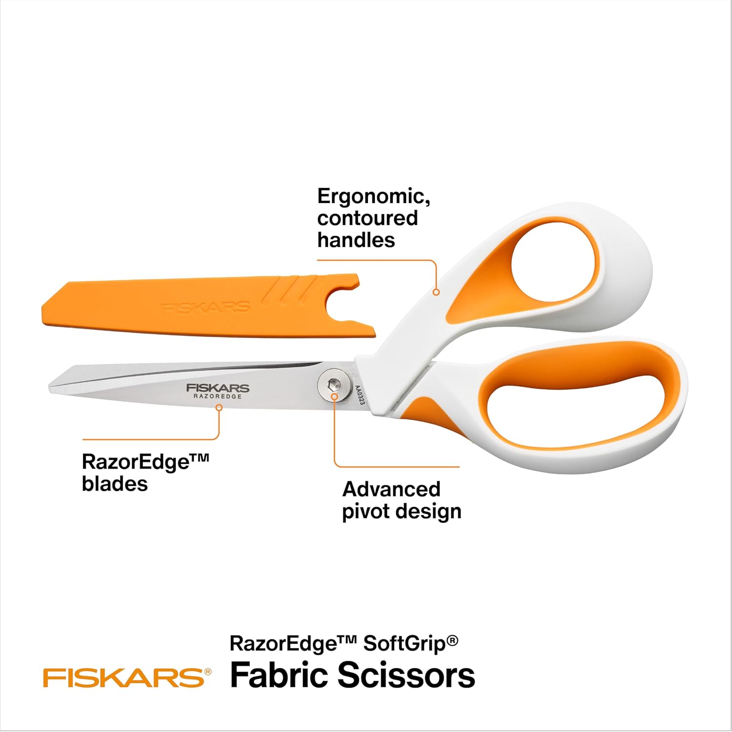 Highlights key features of the scissors to demonstrate their superior design and functionality.