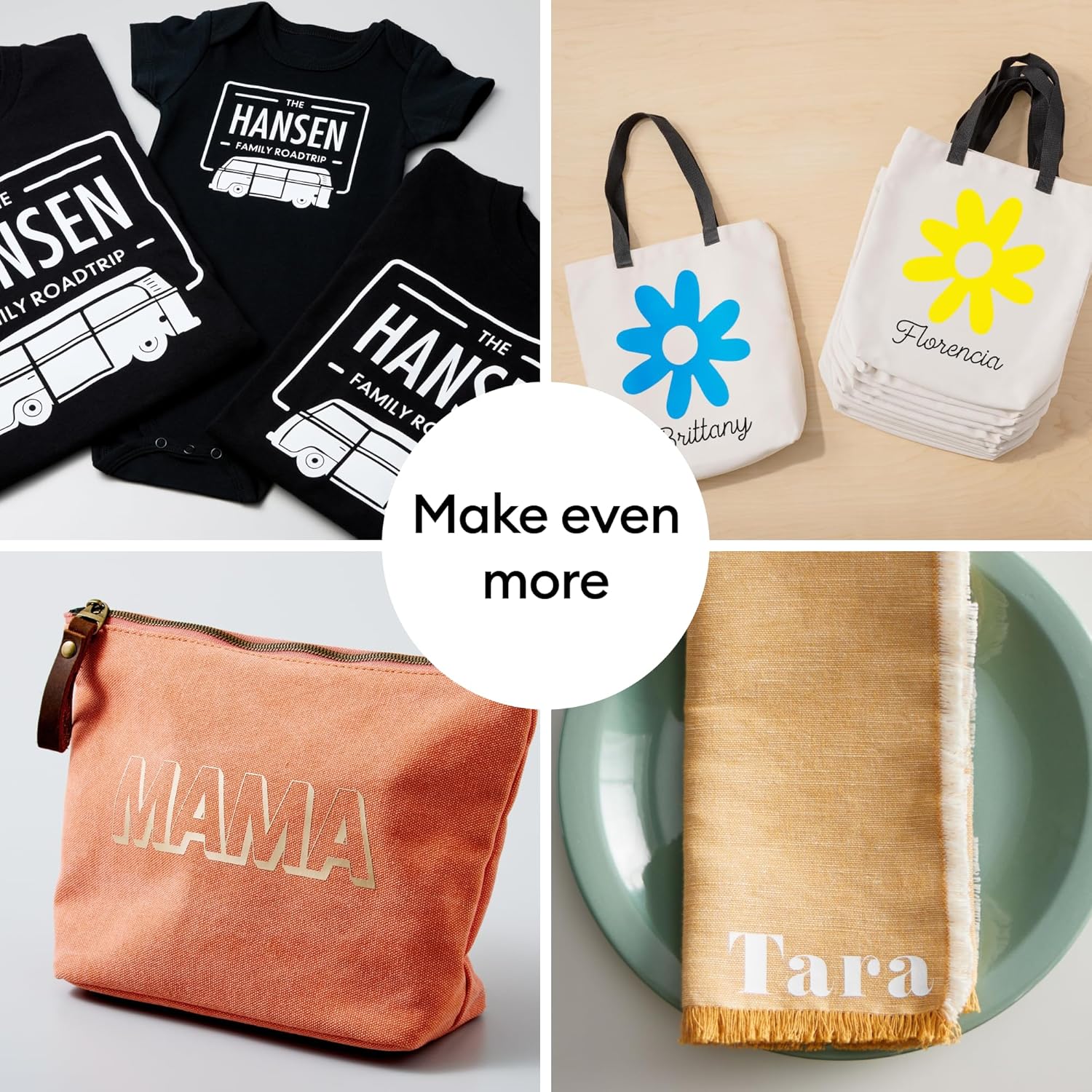 Showcases various personalized gift options to demonstrate the versatility and customization possibilities of the products.