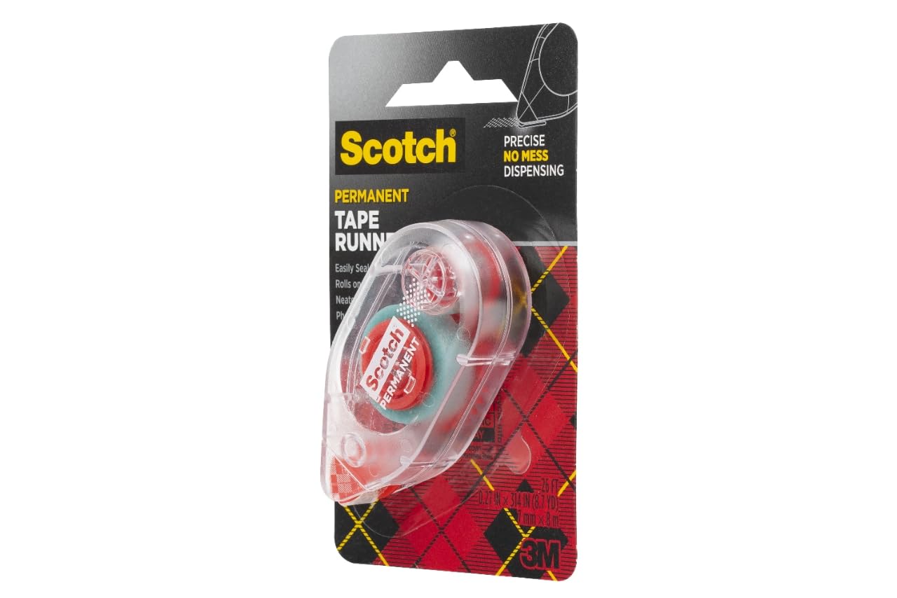 Highlights the product's precise and mess-free dispensing feature to appeal to users who value neatness and efficiency in their tape application.
