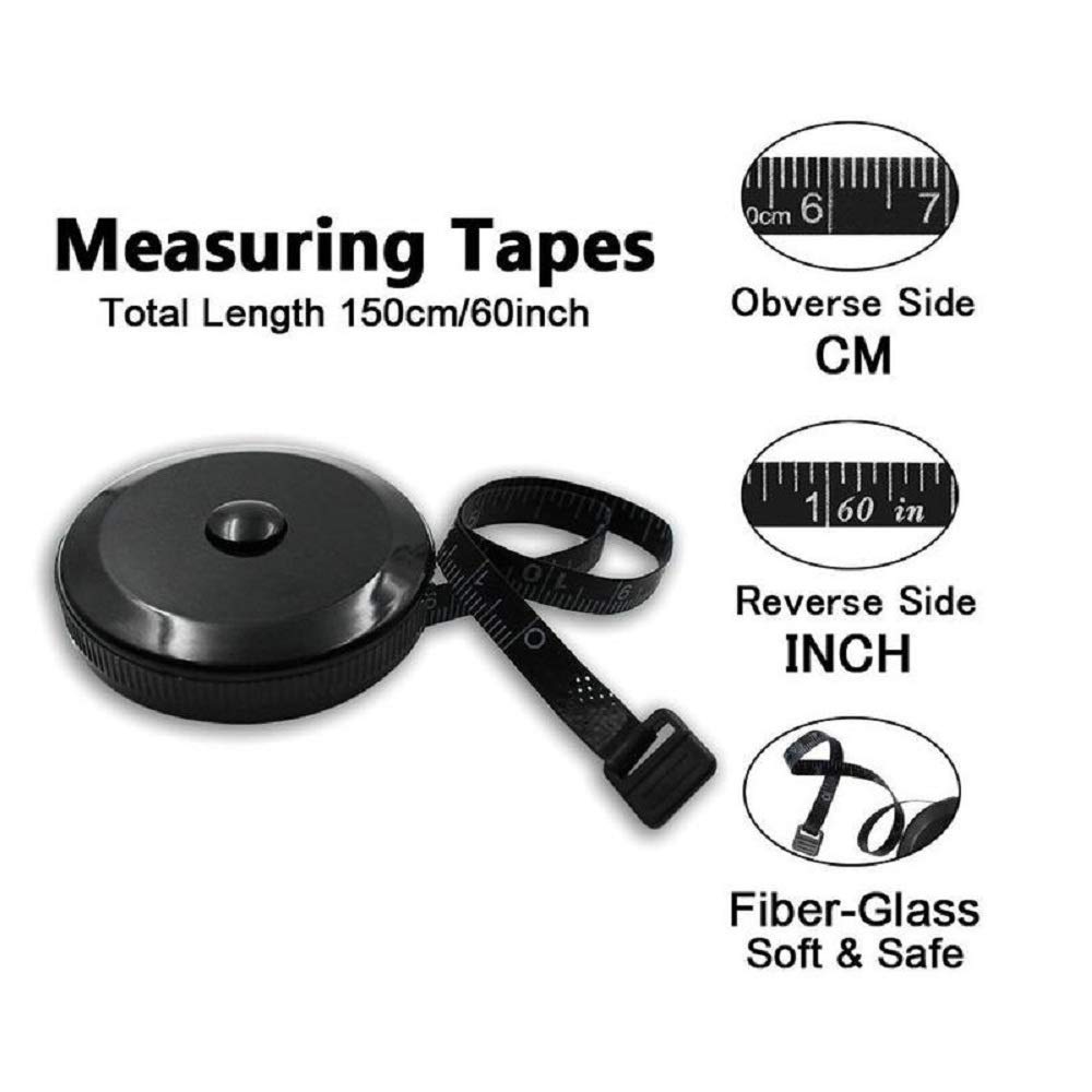 Secondary Images for GDMINLO Soft Tape Measure Retractable Measuring for Body Fabric Sewing Tailor Cloth…