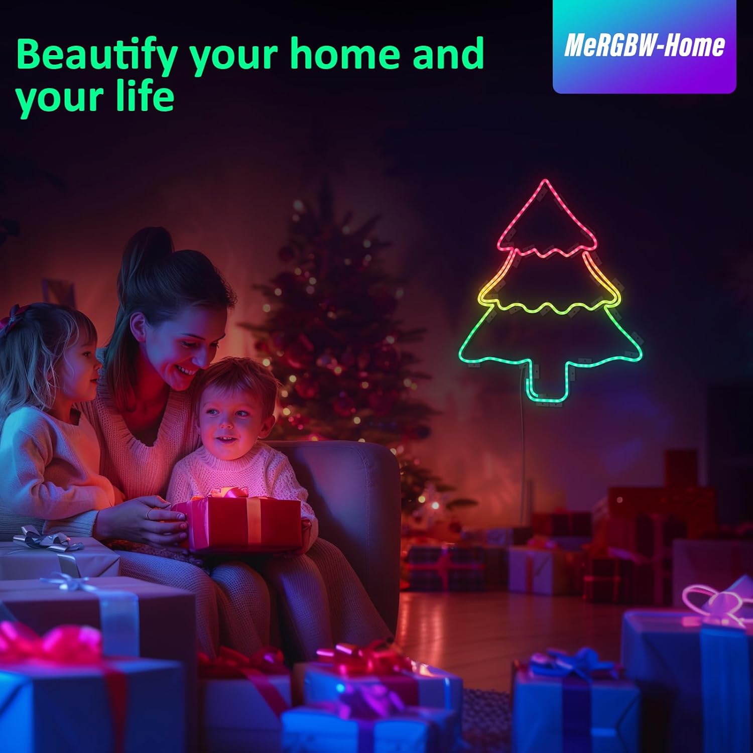 Showcases how the product can enhance the holiday atmosphere and create memorable family moments during Christmas. Demonstrates how the product integrates into a cozy home setting and contributes to…