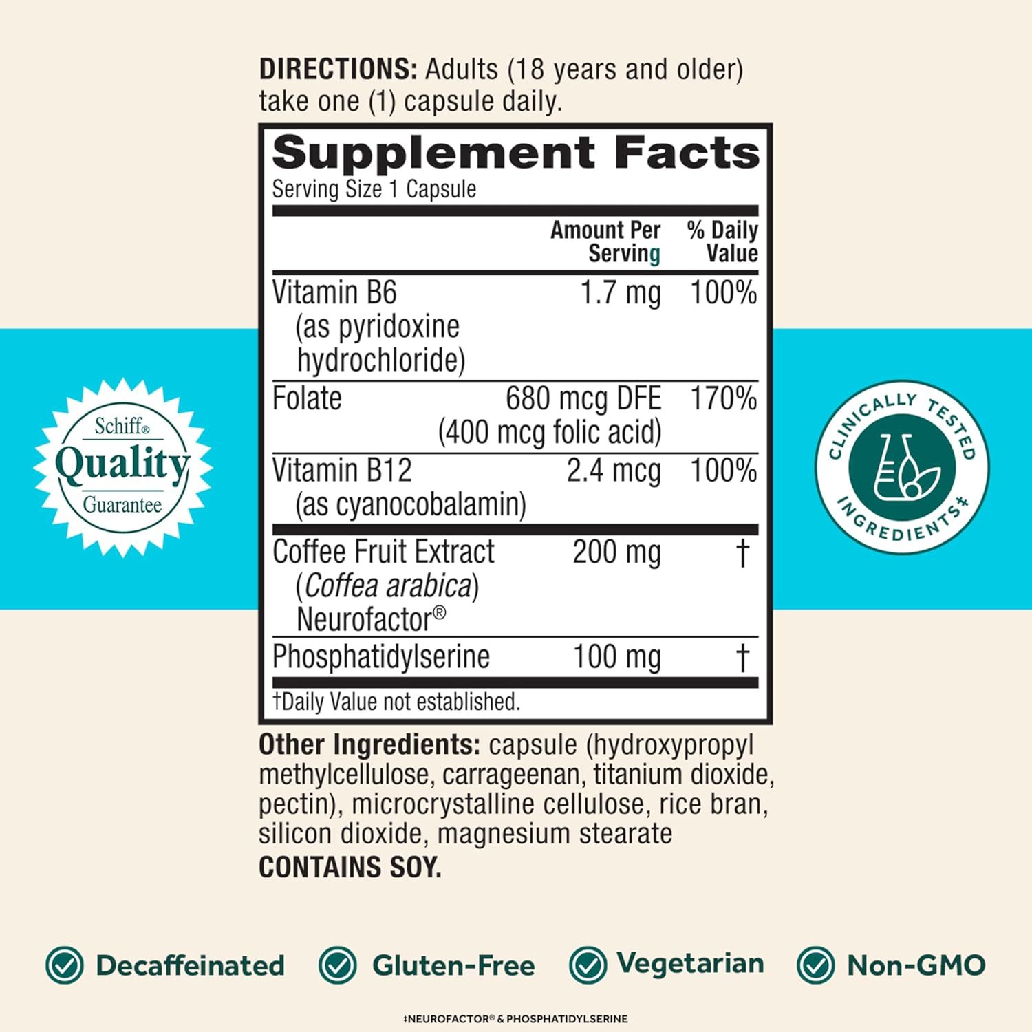 Provides detailed nutritional information and ingredients list to help customers understand exactly what the supplement contains and how to use it.