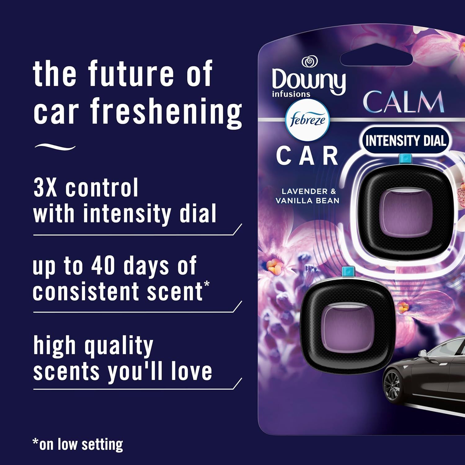 Highlights multiple key benefits of the car freshener to demonstrate its superiority and value to potential buyers.