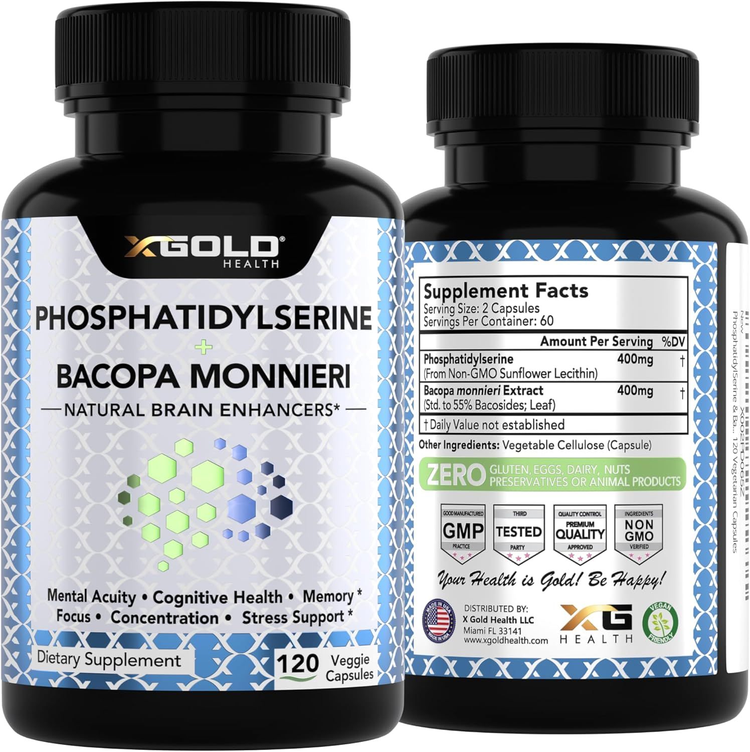 Communicates multiple cognitive and mental health benefits of the supplement to help shoppers understand the comprehensive brain-enhancing effects of the product.