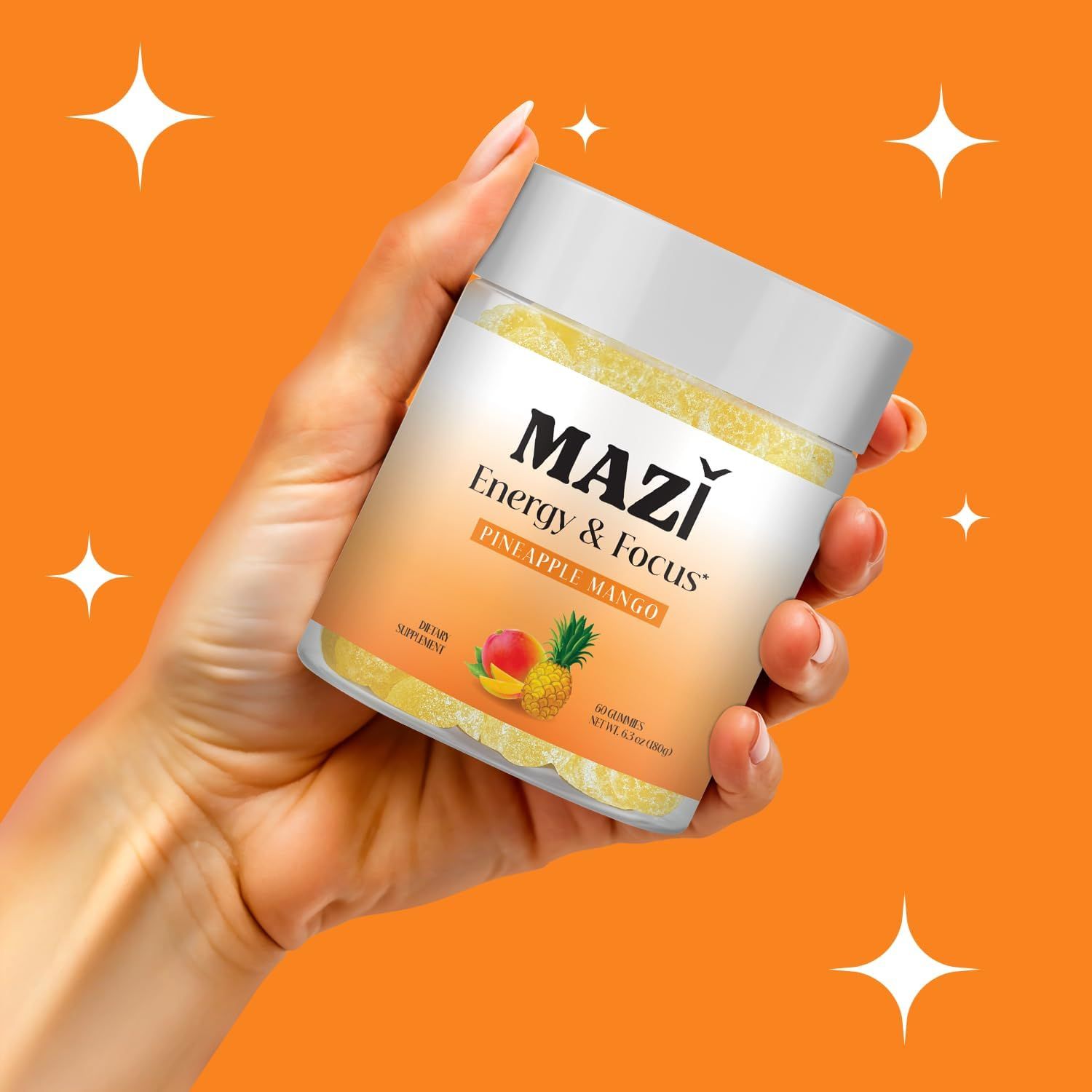 Shows the product being held in a real-world context to help shoppers visualize the size, packaging, and how it looks when held, creating a relatable and authentic presentation.