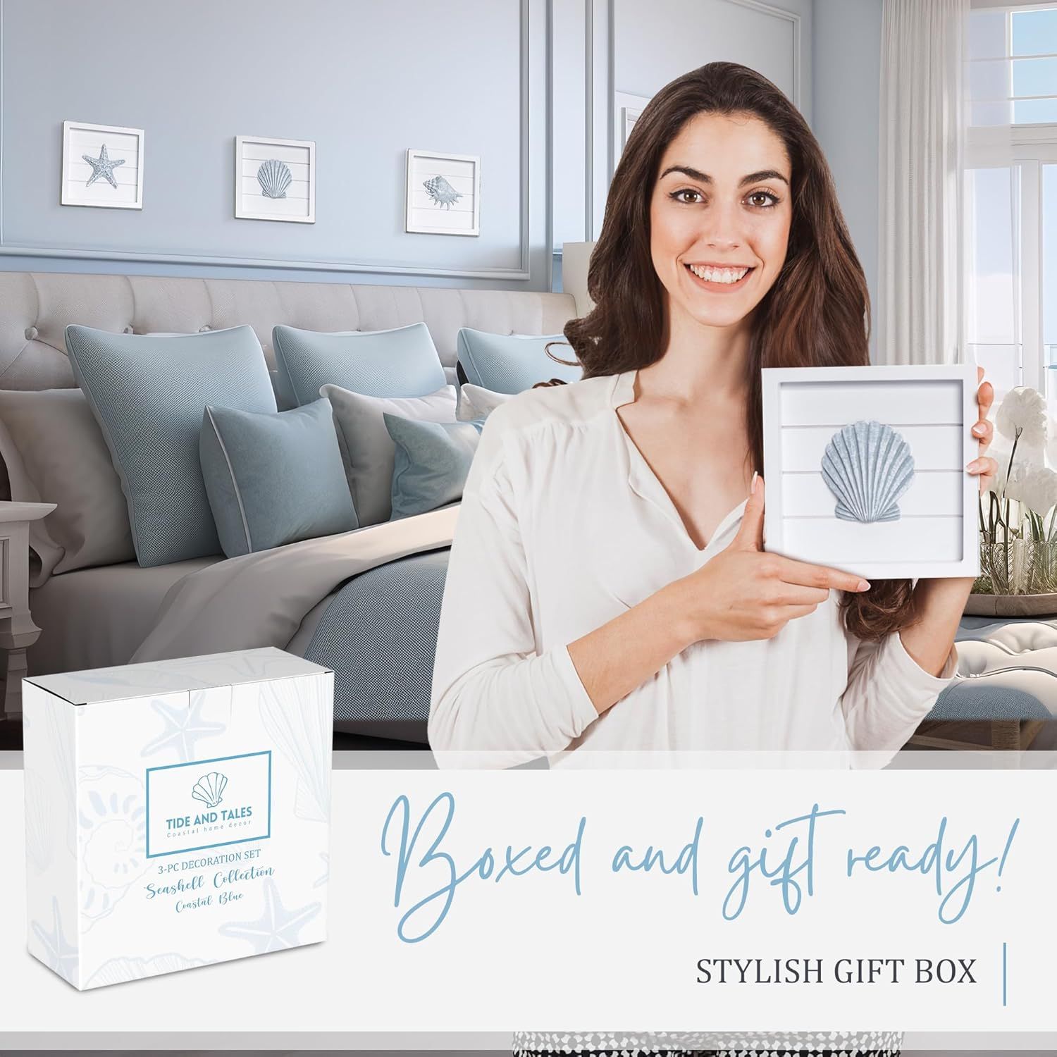 Communicates that the product comes in a stylish gift box, making it convenient for gifting without additional wrapping.
