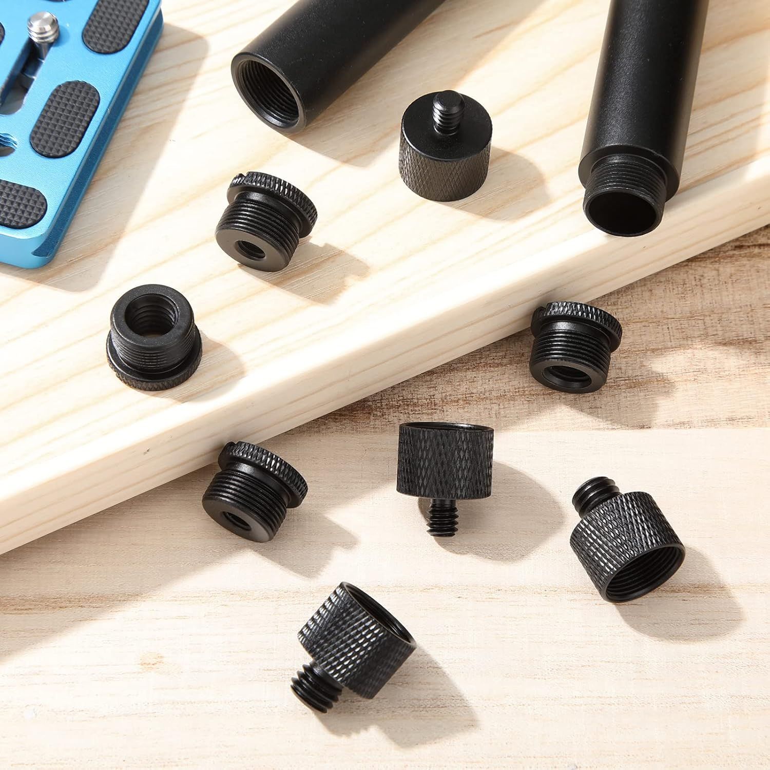 Shows all the components and accessories included with the product, helping shoppers understand the complete kit they will receive and the versatility of the…