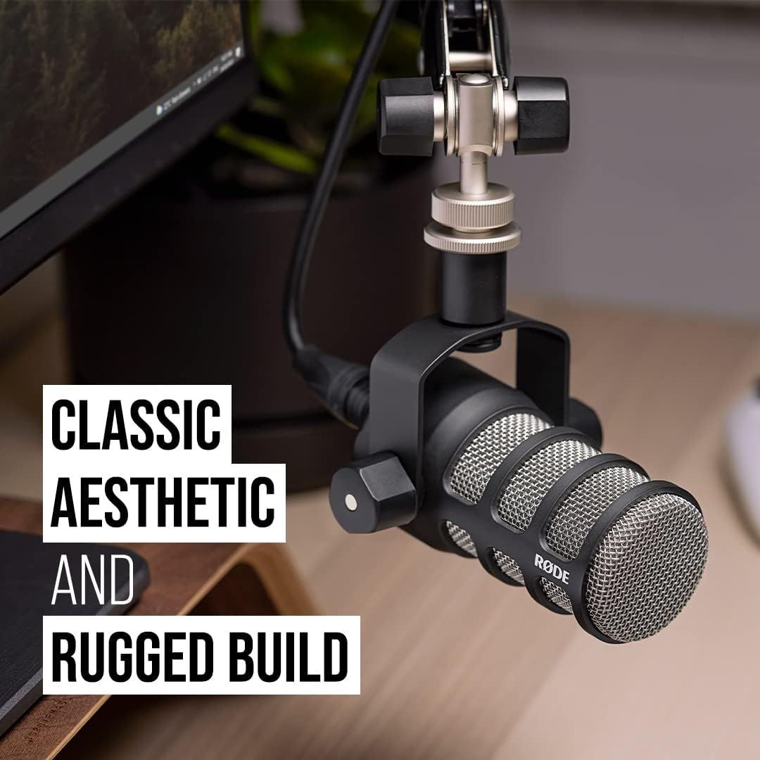 Communicates the microphone's premium design quality and durable construction to reassure shoppers that it combines professional aesthetics with long-lasting…