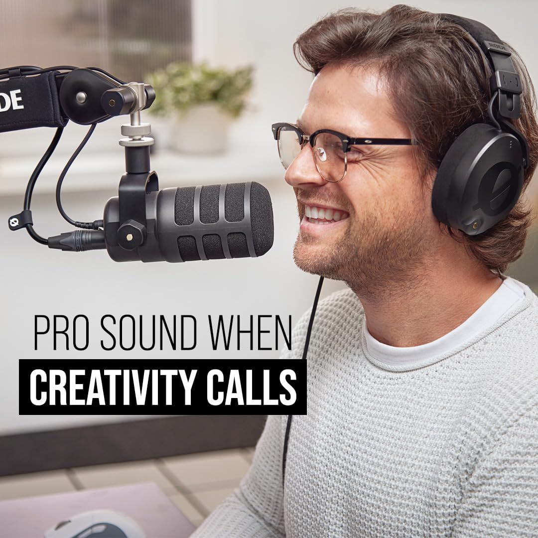 Communicates that the microphone delivers professional-grade sound quality for creative content creation, appealing to podcasters, streamers, and content…