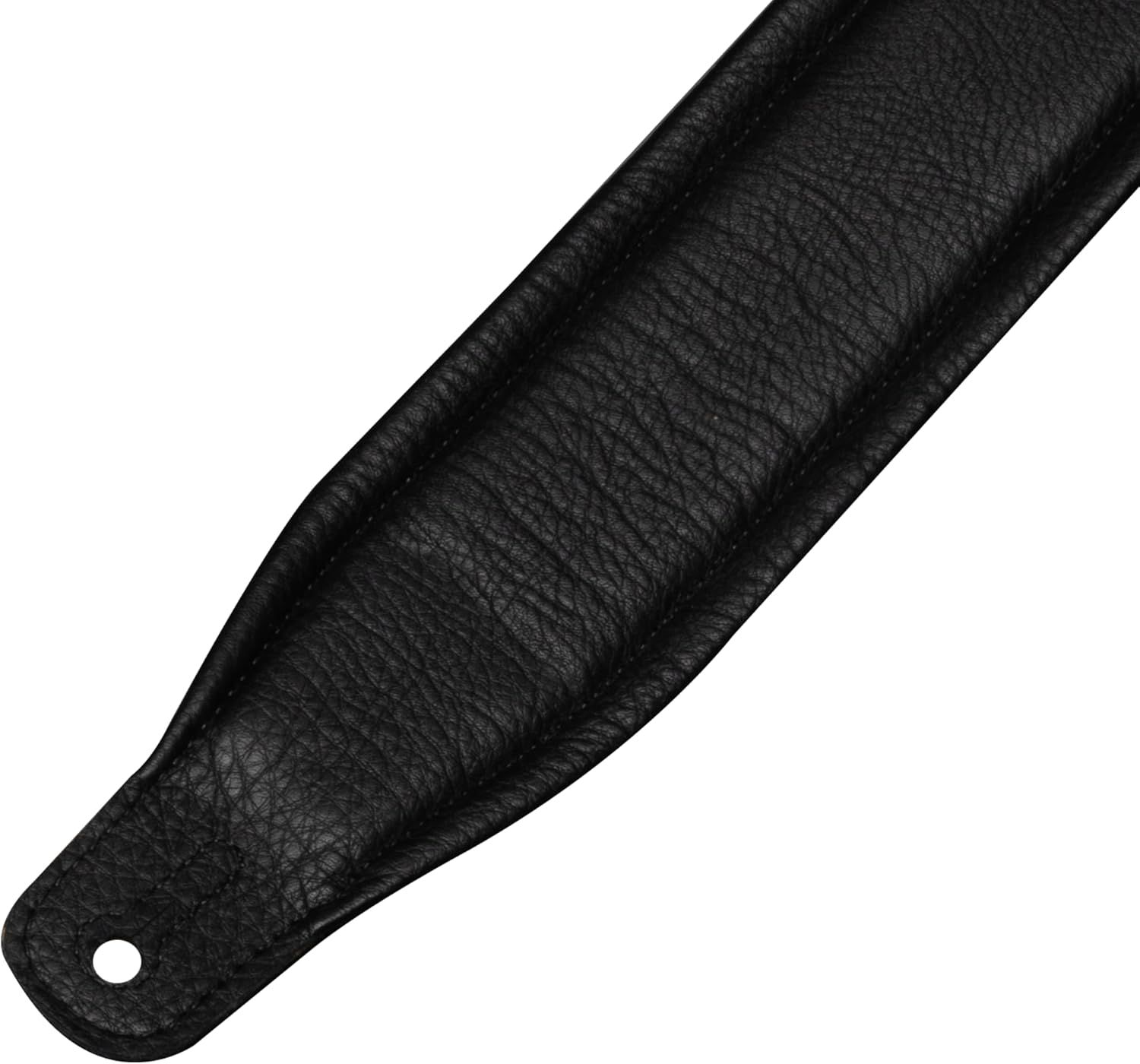 Showcases the high-quality textured leather material to communicate premium craftsmanship and durability to shoppers.