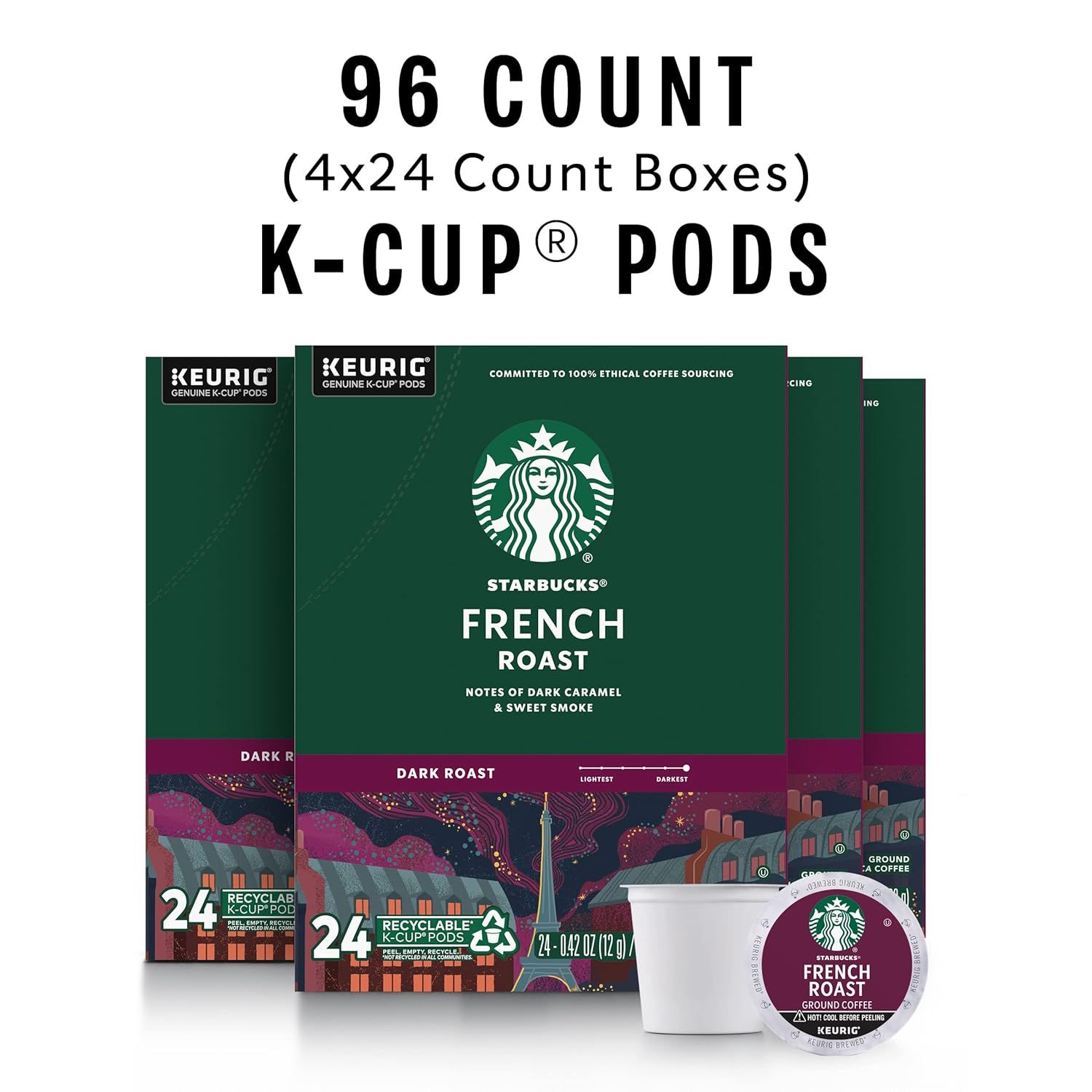 Communicates the total quantity and packaging breakdown to help shoppers understand the bulk value and how the product is organized for purchase.