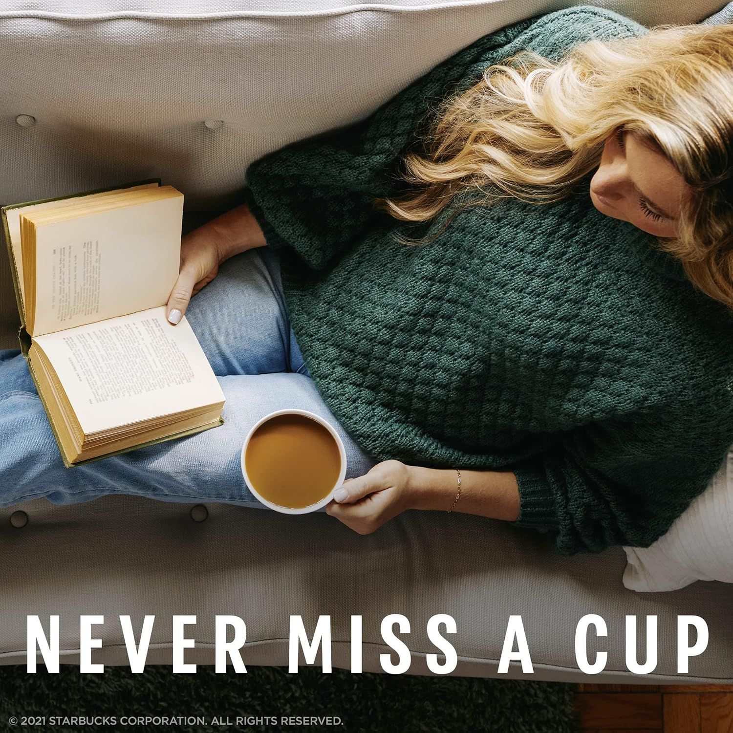 Demonstrates the product as ideal for cozy, relaxing moments at home while reading or unwinding, emphasizing its role in creating comfortable lifestyle experiences.