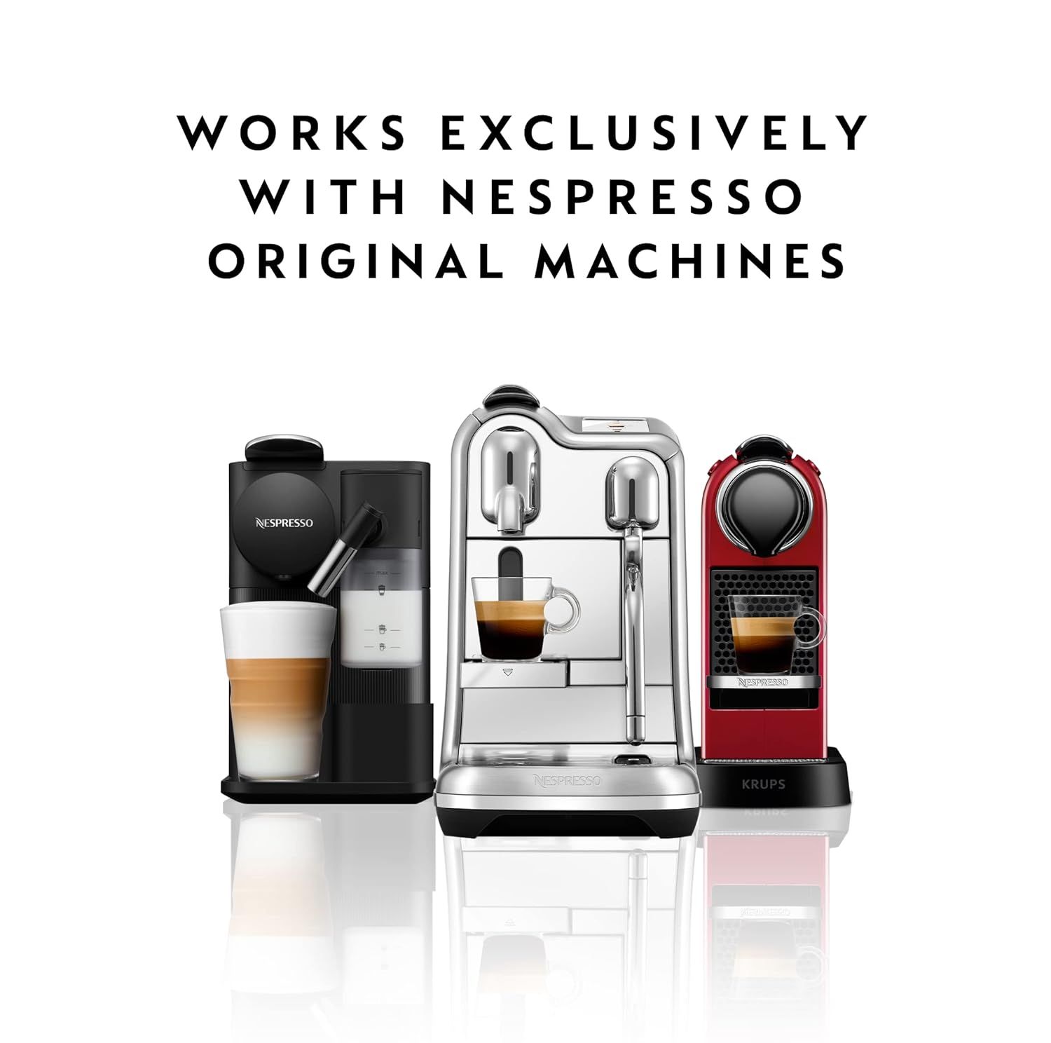 Communicates that this product works exclusively with Nespresso Original machines, helping shoppers confirm compatibility before purchase.