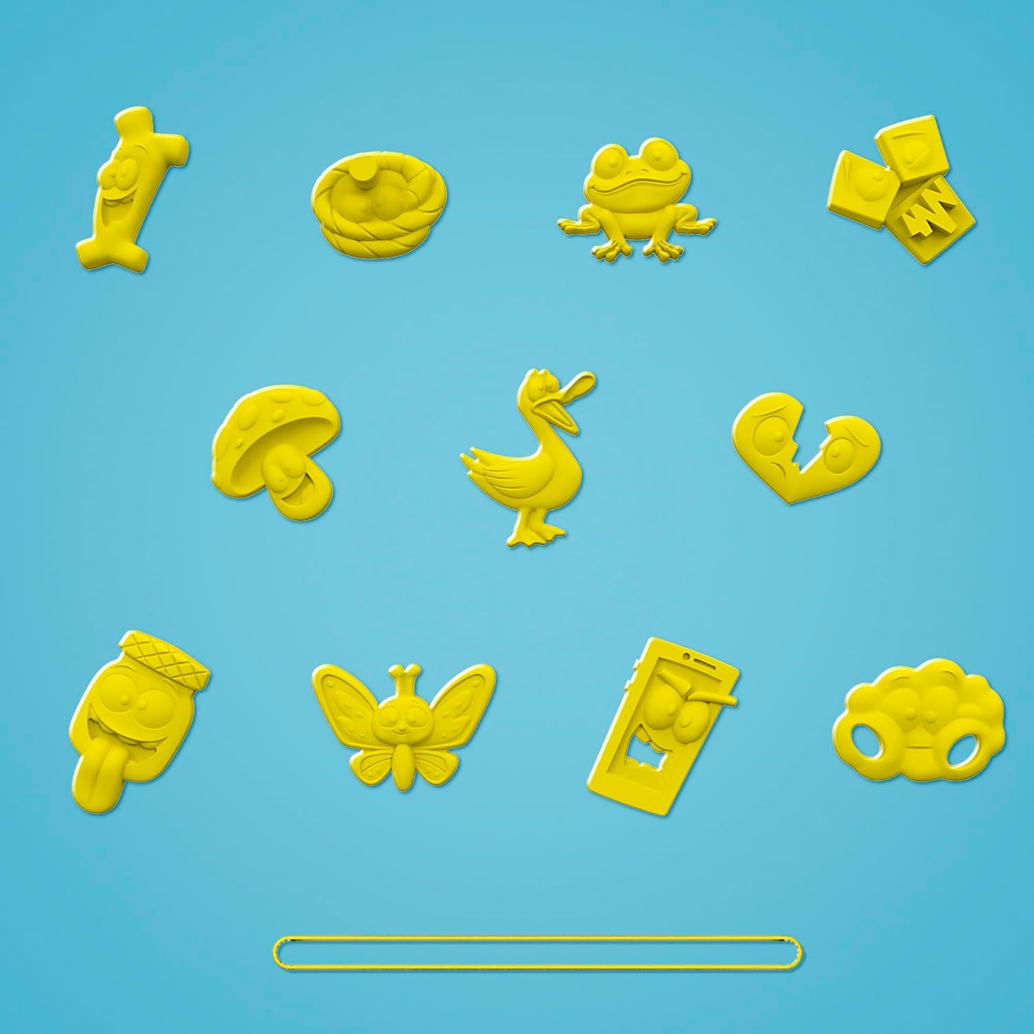 Shows all the different items or shapes included in the product set, helping shoppers understand the variety and value of what they receive in their purchase.