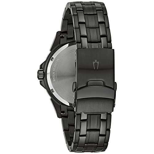 Provides a clean, catalog-style view of the watch from the back/side to show the band design, clasp mechanism, and overall construction quality.