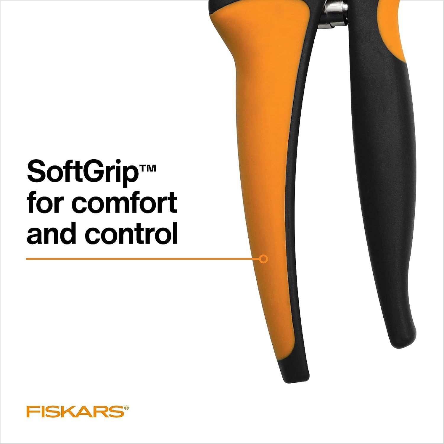 Highlights the soft grip feature of the tool's handle to communicate comfort and control during use. Emphasizes the ergonomic soft grip design to reassure…