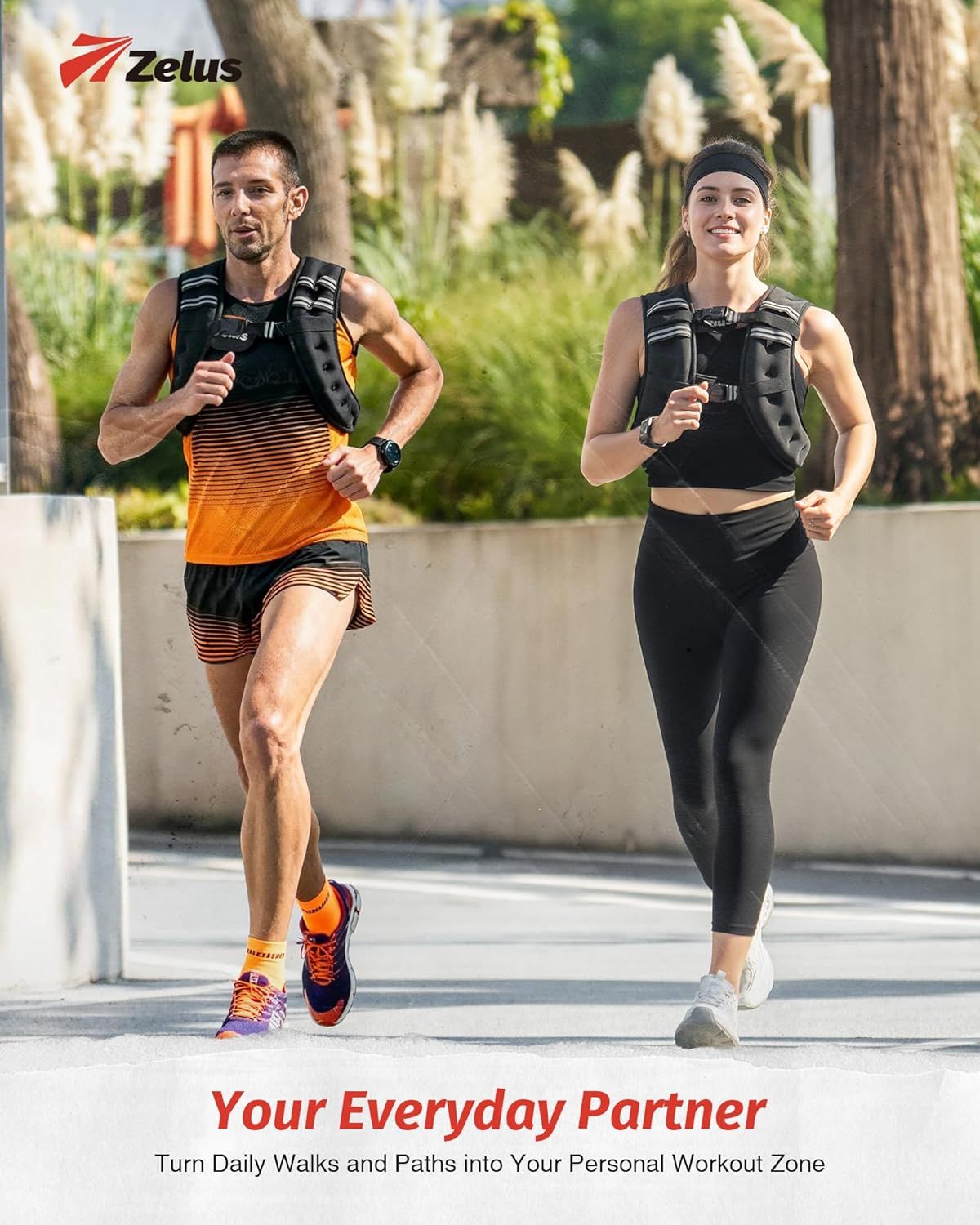 Communicates that the product (running vest/pack) is designed to be your everyday companion, transforming daily activities into workout opportunities and emphasizing lifestyle integration.